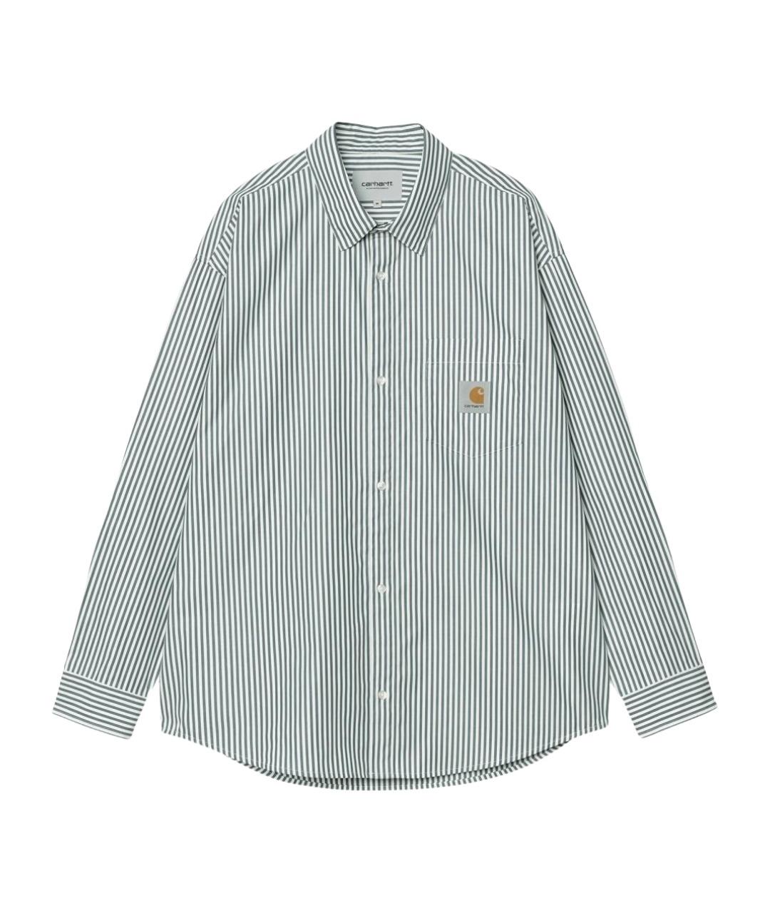 CARHARTT WIP Голубая хлопковая кэжуал рубашка, фото 1