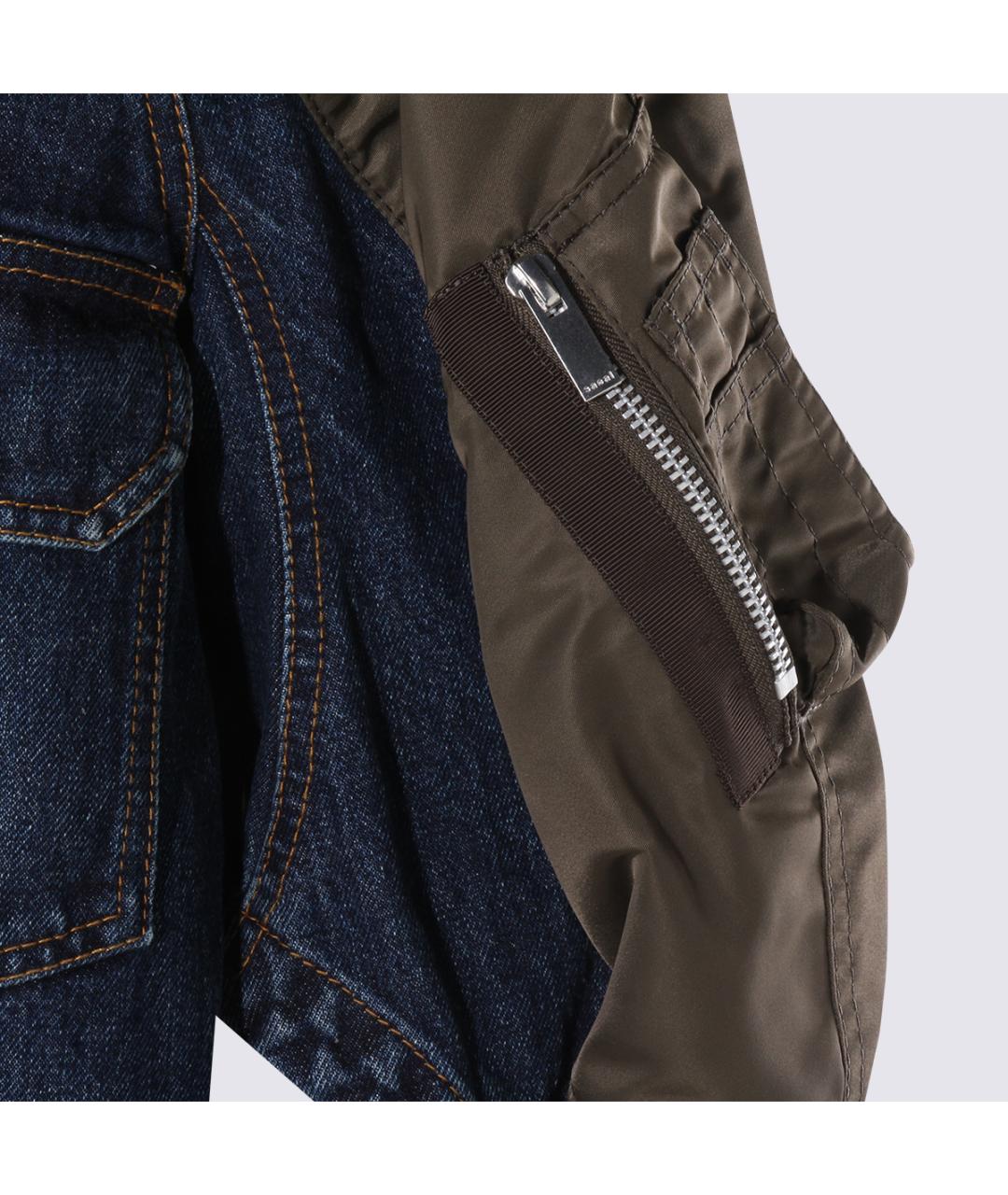 SACAI Синяя хлопковая куртка, фото 3