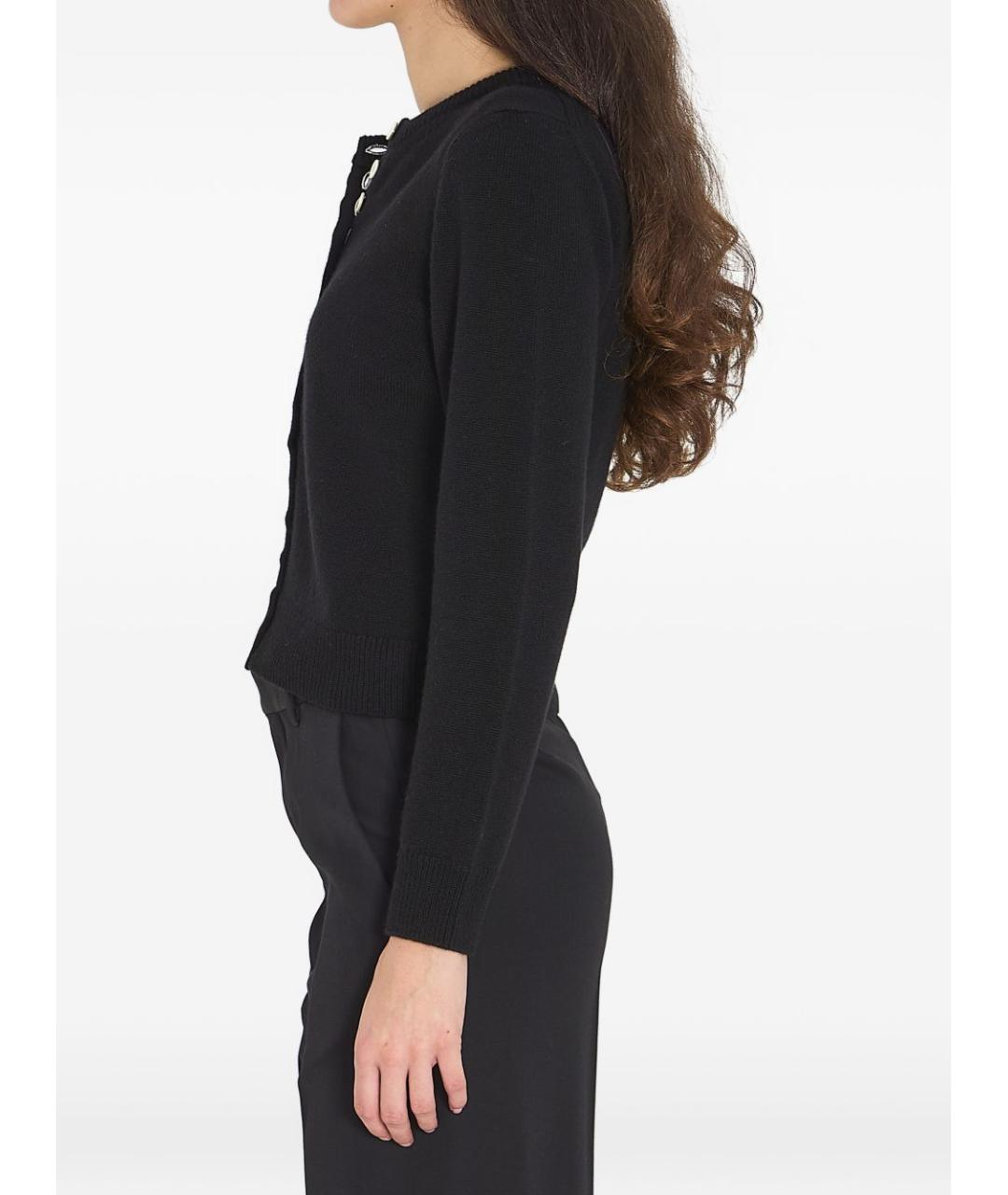 CELINE Черный кашемировый кардиган, фото 4
