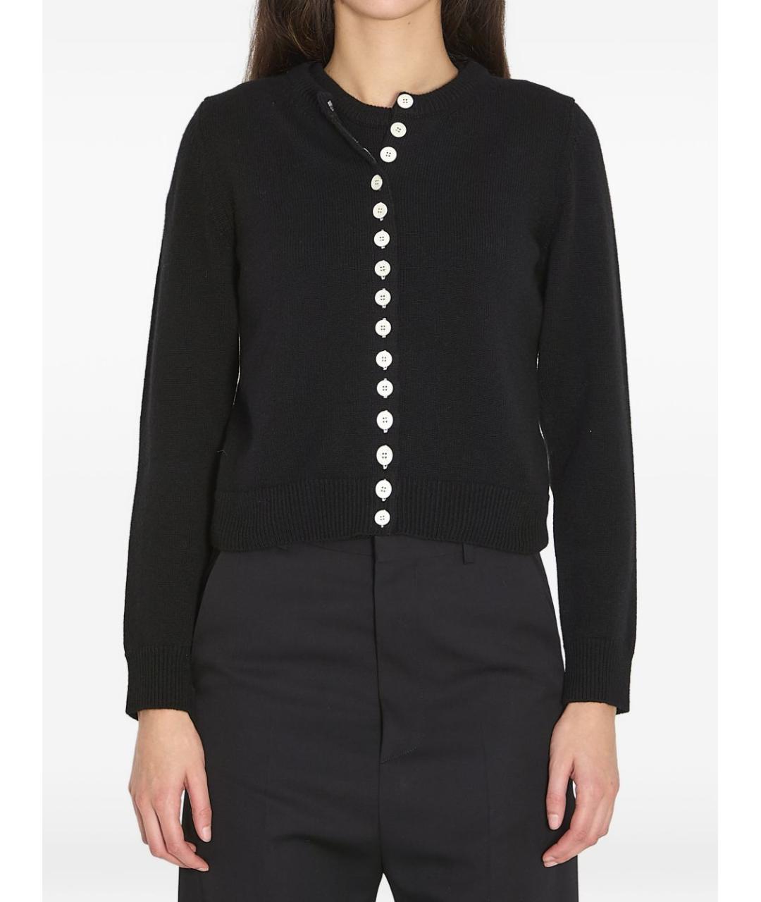 CELINE Черный кашемировый кардиган, фото 2