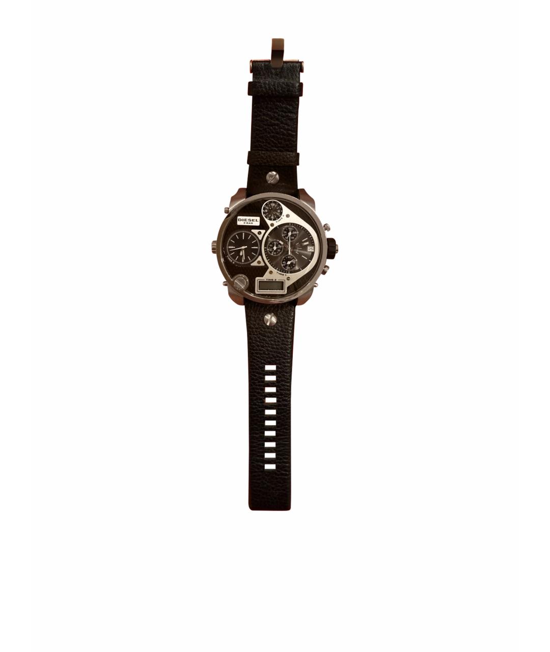 DIESEL Черные стальные часы, фото 1