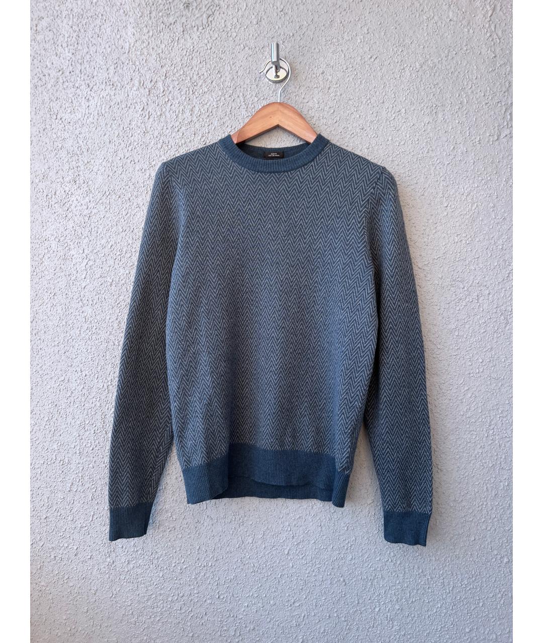 HUGO BOSS Синий шерстяной джемпер / свитер, фото 6