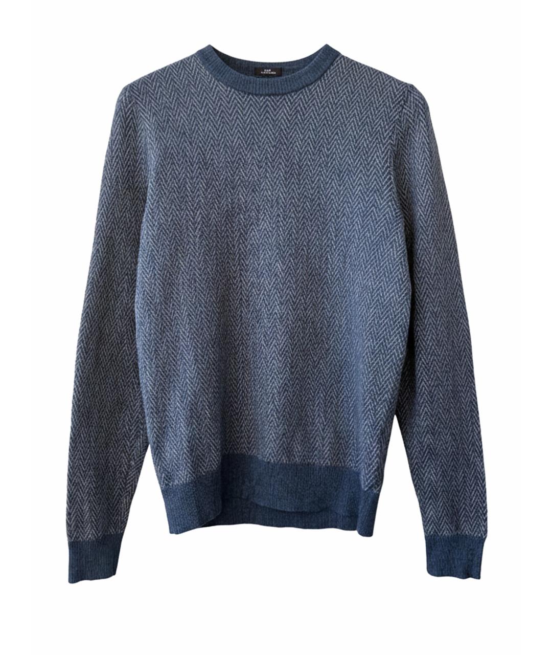 HUGO BOSS Синий шерстяной джемпер / свитер, фото 1