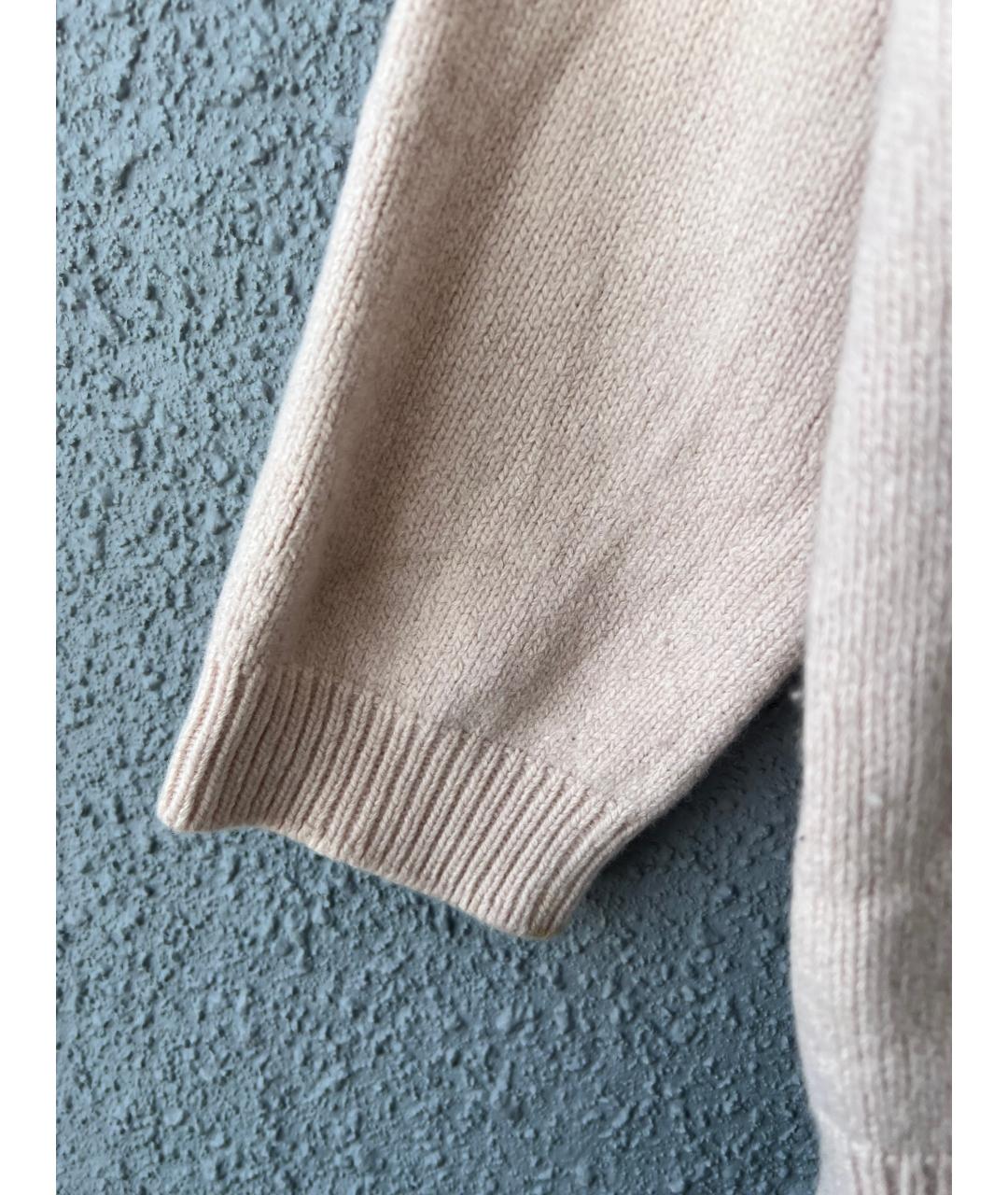 WEEKEND MAX MARA Розовый шерстяной джемпер / свитер, фото 4