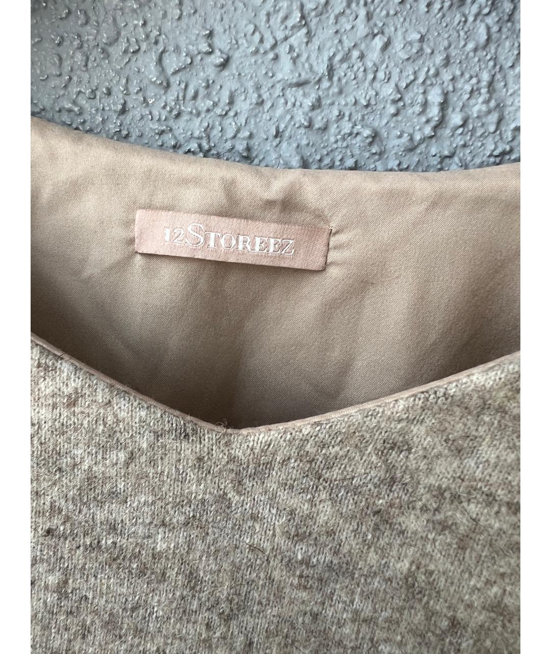 12 STOREEZ Бежевый шерстяной джемпер / свитер, фото 2