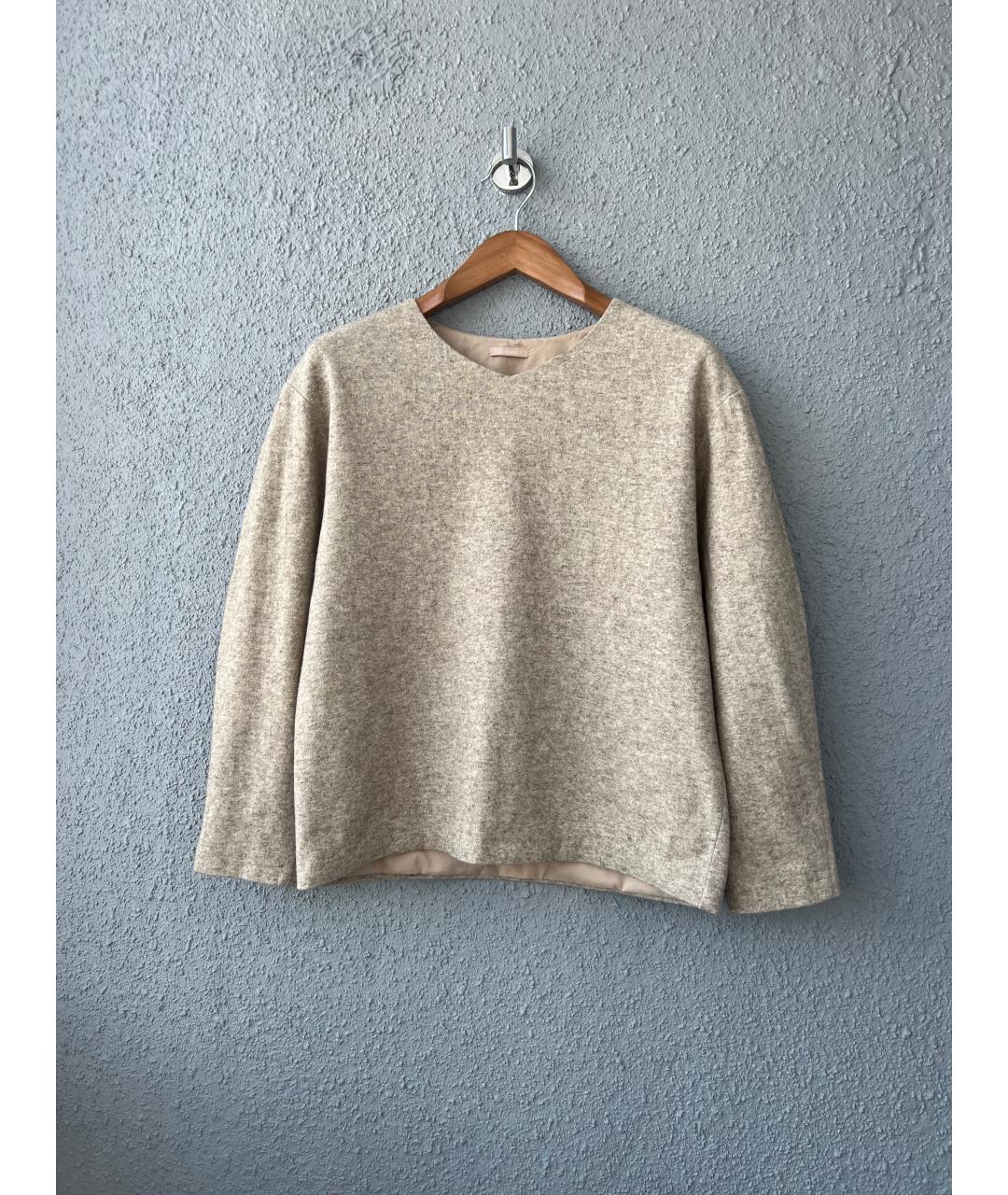 12 STOREEZ Бежевый шерстяной джемпер / свитер, фото 4