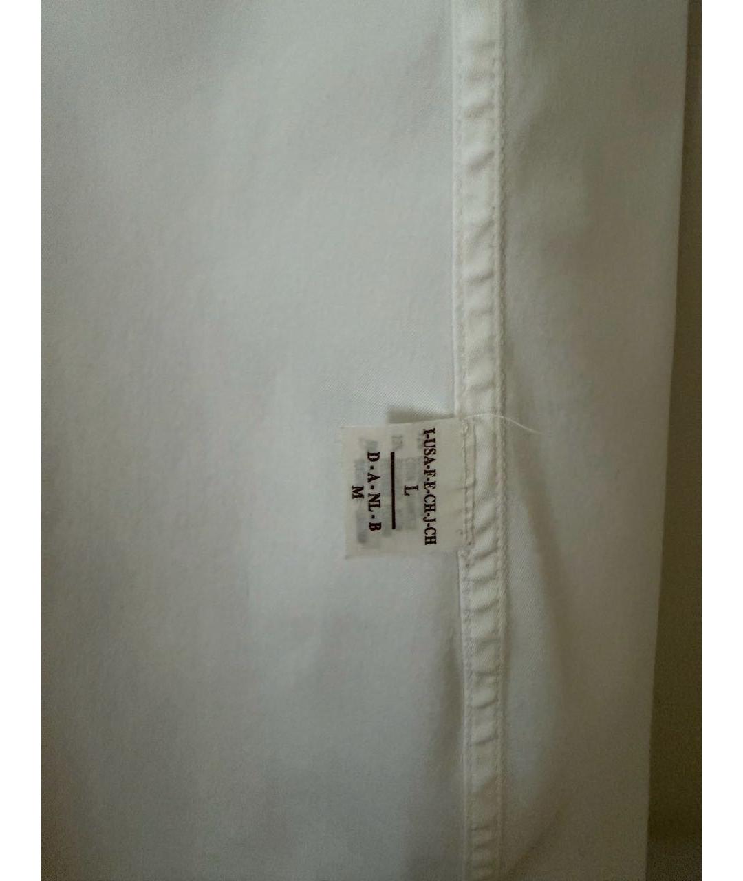 BRUNELLO CUCINELLI Белая хлопковая блузы, фото 7