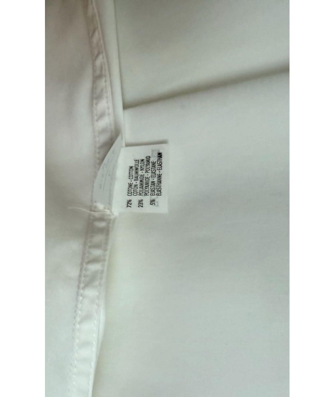 BRUNELLO CUCINELLI Белая хлопковая блузы, фото 8