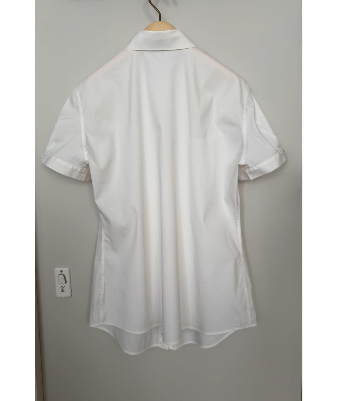 BRUNELLO CUCINELLI Белая хлопковая блузы, фото 2