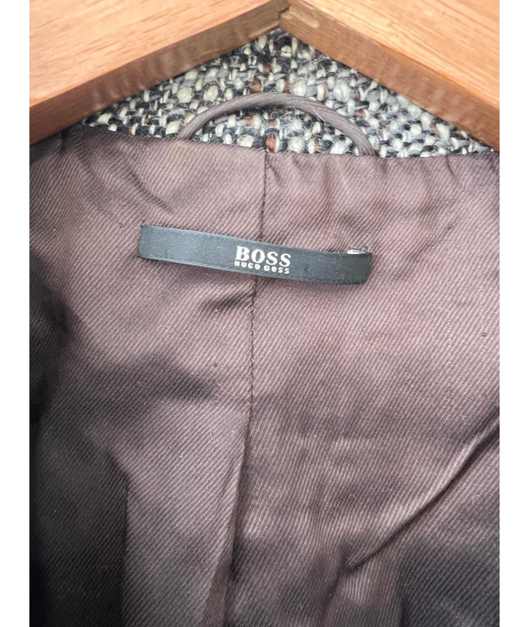 HUGO BOSS Мульти твидовый жакет/пиджак, фото 3