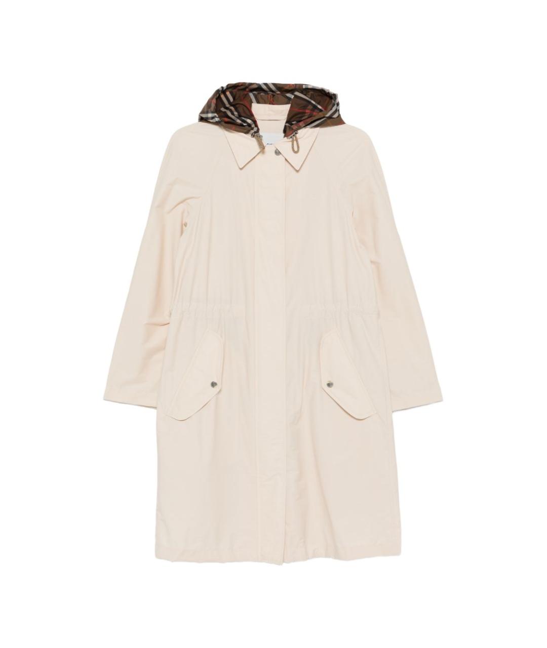 BURBERRY Бежевая полиамидовая парка, фото 1