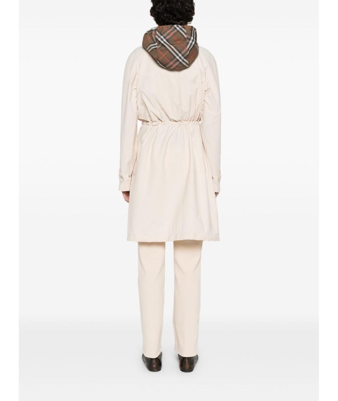 BURBERRY Бежевая полиамидовая парка, фото 5