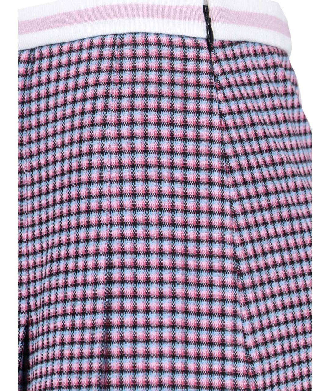 MARNI Фиолетовая вискозная юбка мини, фото 4