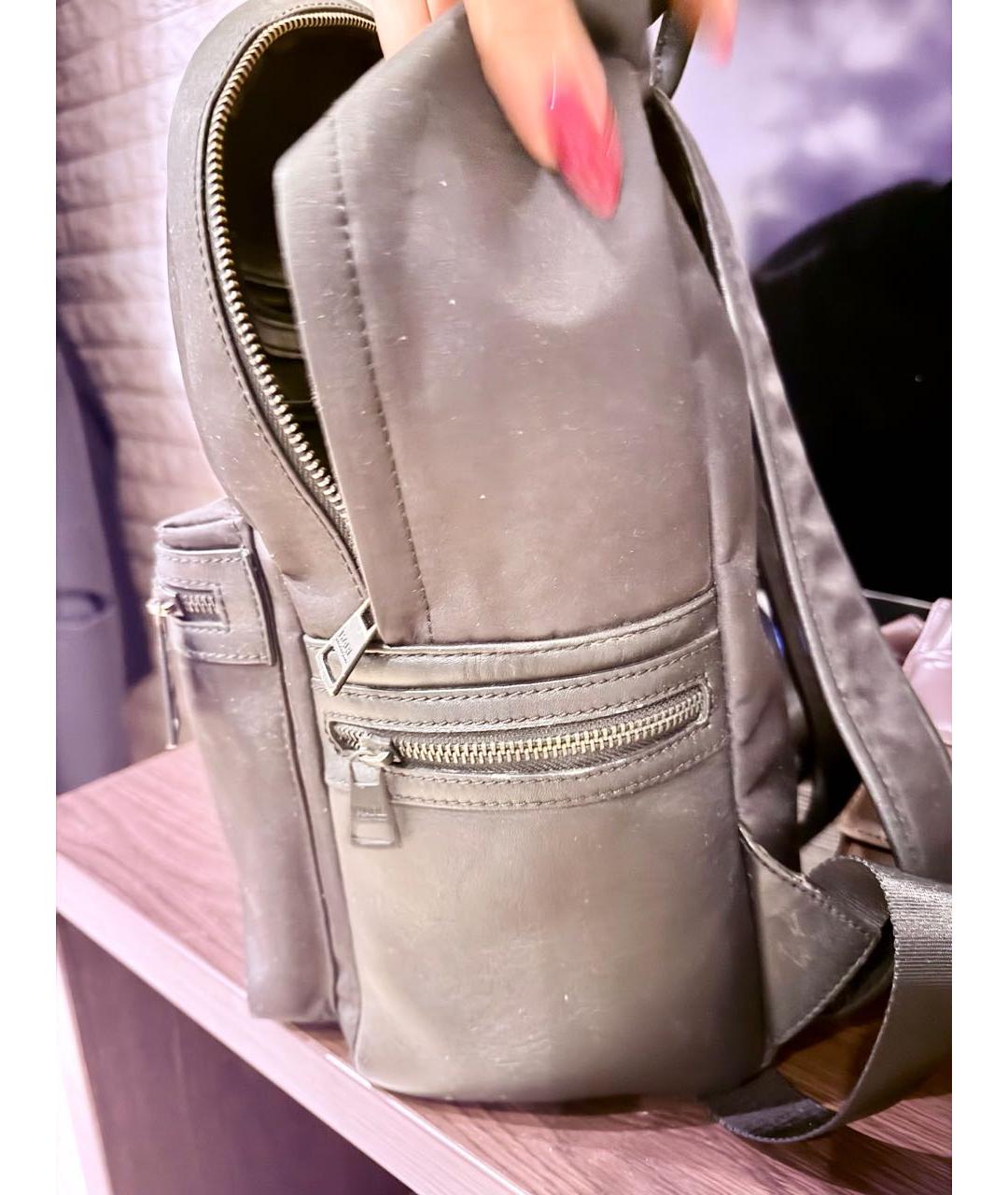 KARL LAGERFELD Черный жаккардовый рюкзак, фото 5