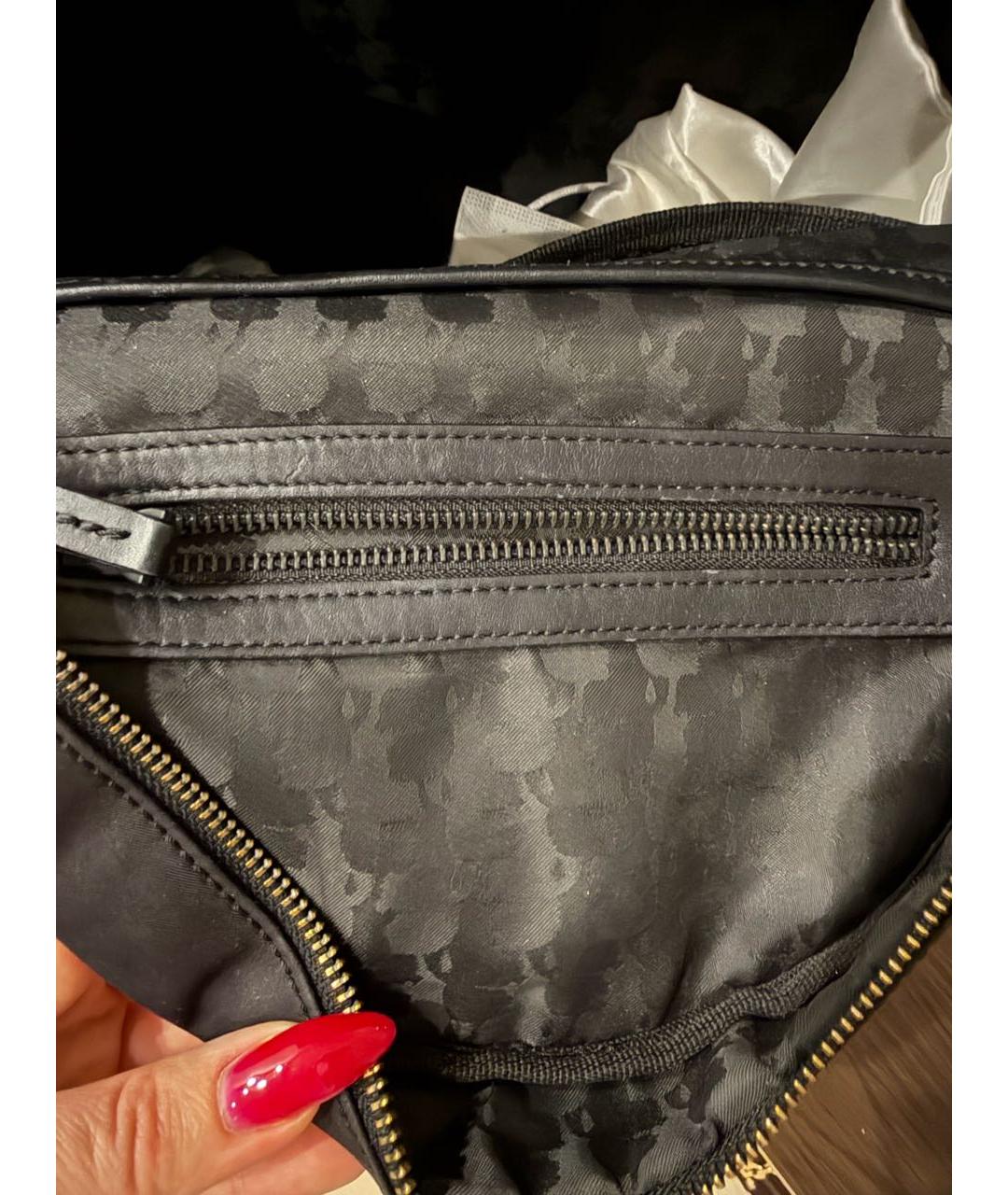 KARL LAGERFELD Черный жаккардовый рюкзак, фото 4