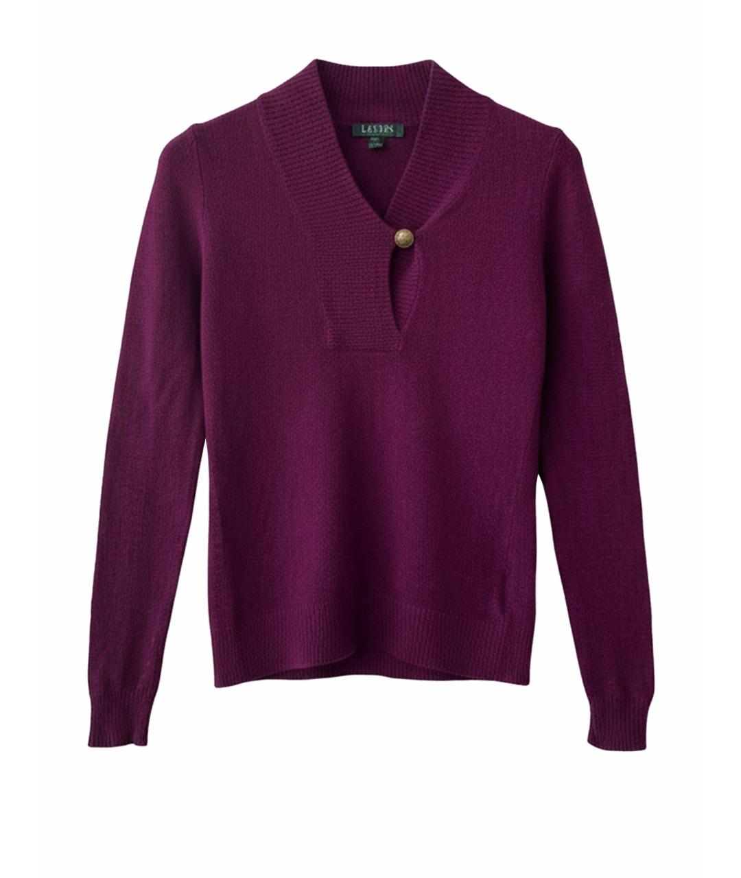 RALPH LAUREN Фиолетовый джемпер / свитер, фото 1