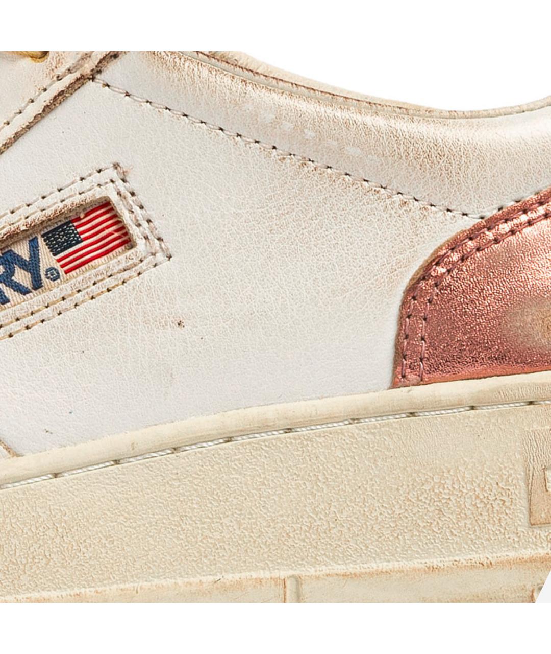 AUTRY Розовые кожаные кроссовки, фото 5