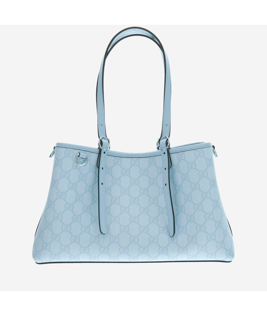 GUCCI Голубая сумка тоут, фото 6