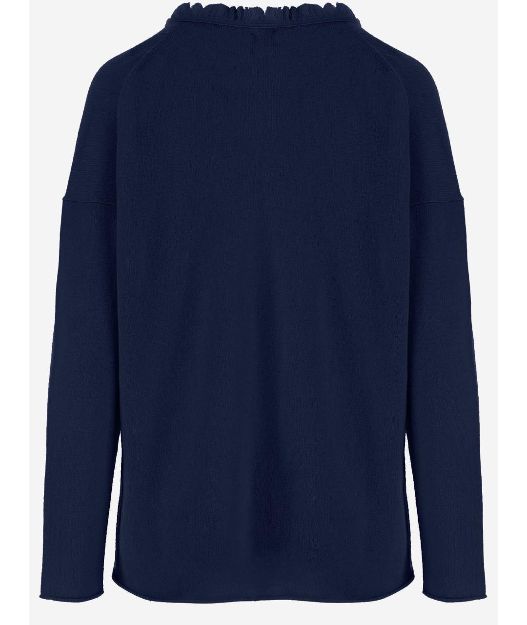 ALLUDE Синий шерстяной джемпер / свитер, фото 2