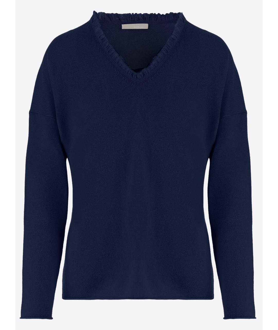 ALLUDE Синий шерстяной джемпер / свитер, фото 4