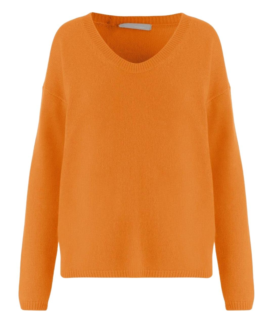 ALLUDE Оранжевый кашемировый джемпер / свитер, фото 1