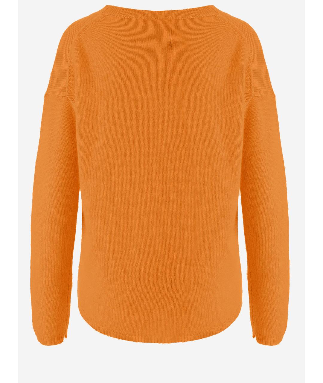 ALLUDE Оранжевый кашемировый джемпер / свитер, фото 2