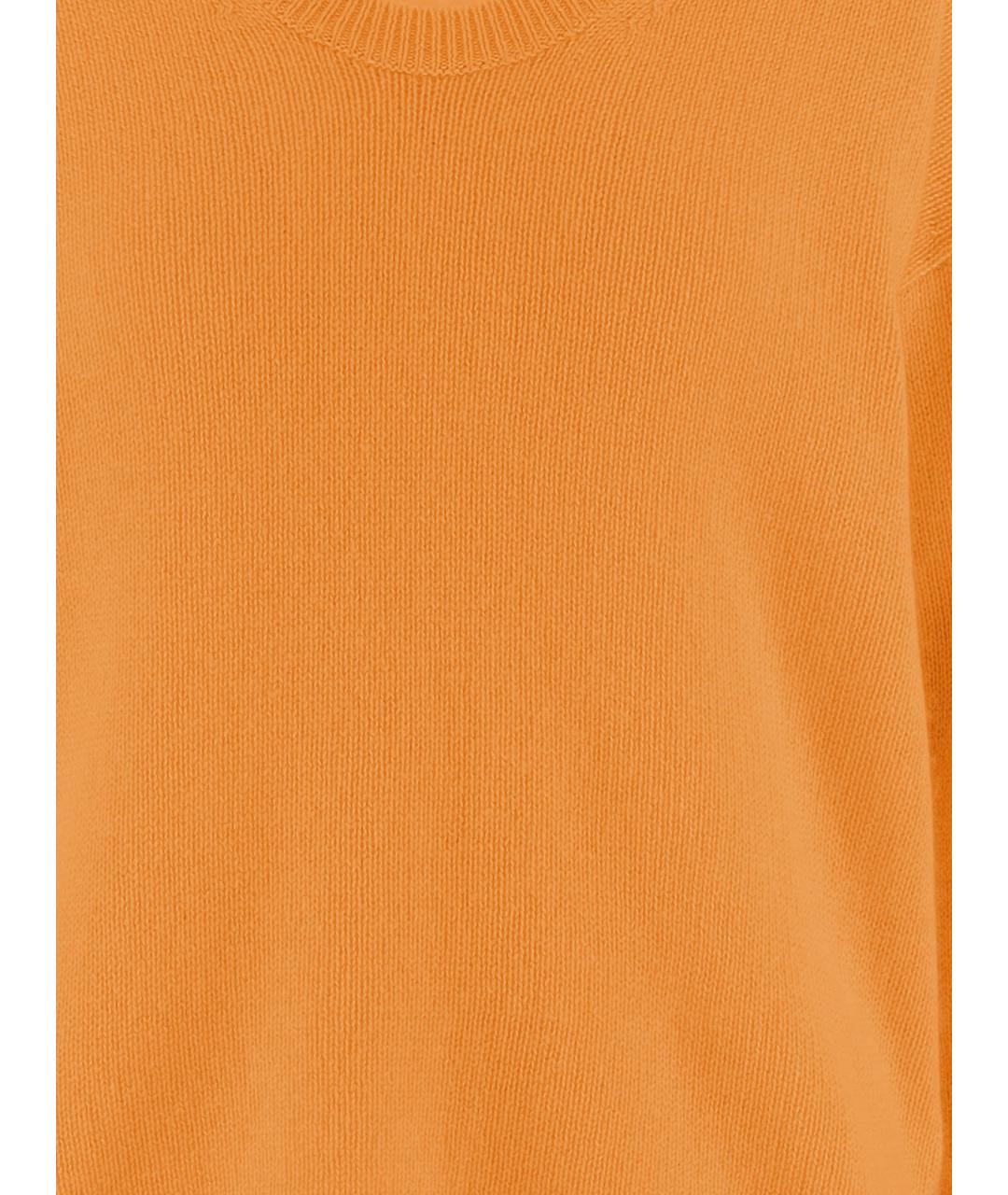 ALLUDE Оранжевый кашемировый джемпер / свитер, фото 3