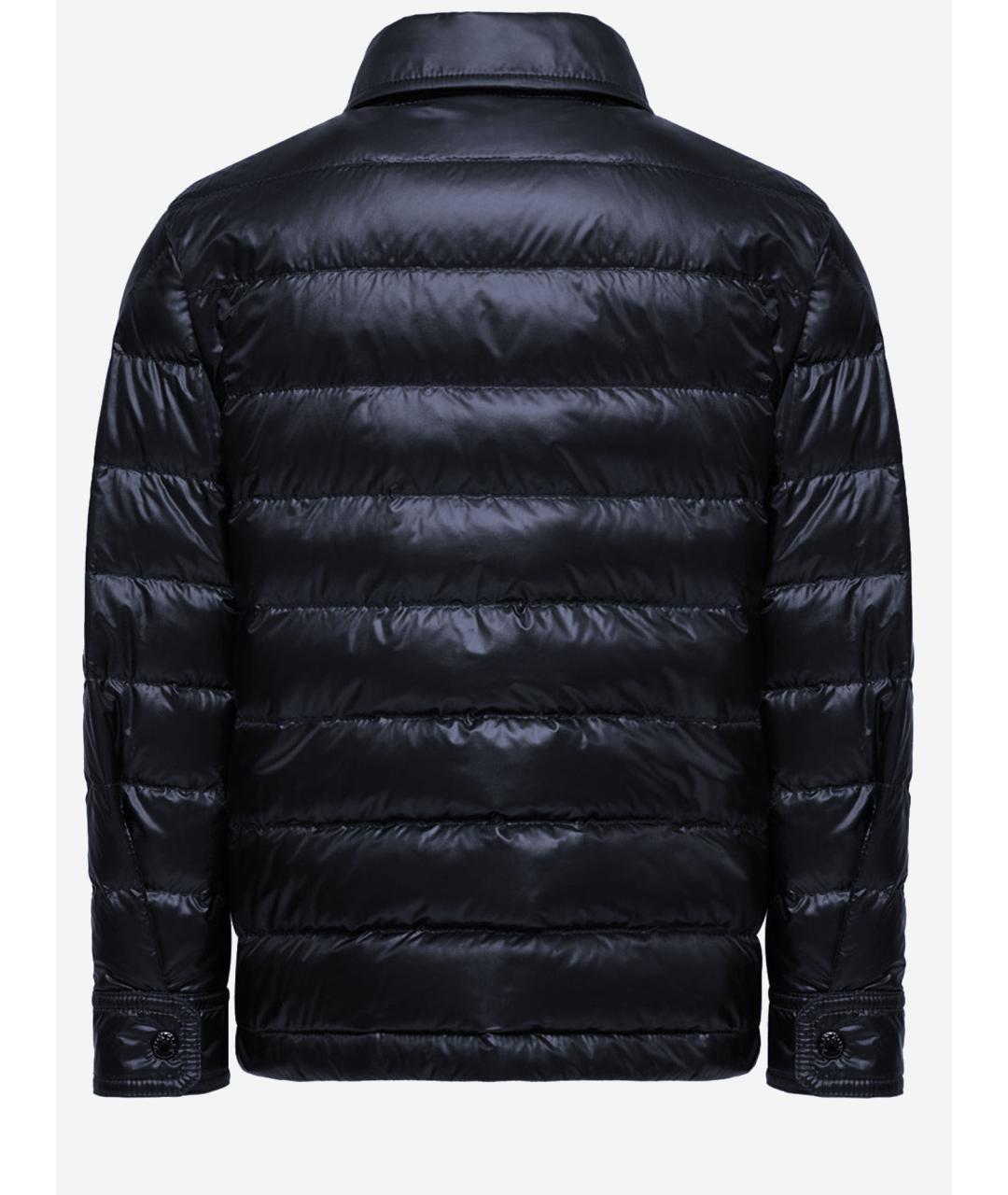 MONCLER Синяя полиамидовая куртка, фото 2