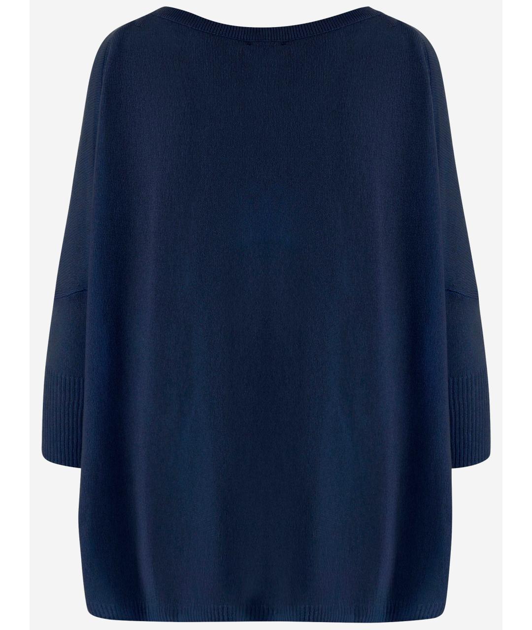 ALLUDE Синий кашемировый джемпер / свитер, фото 2
