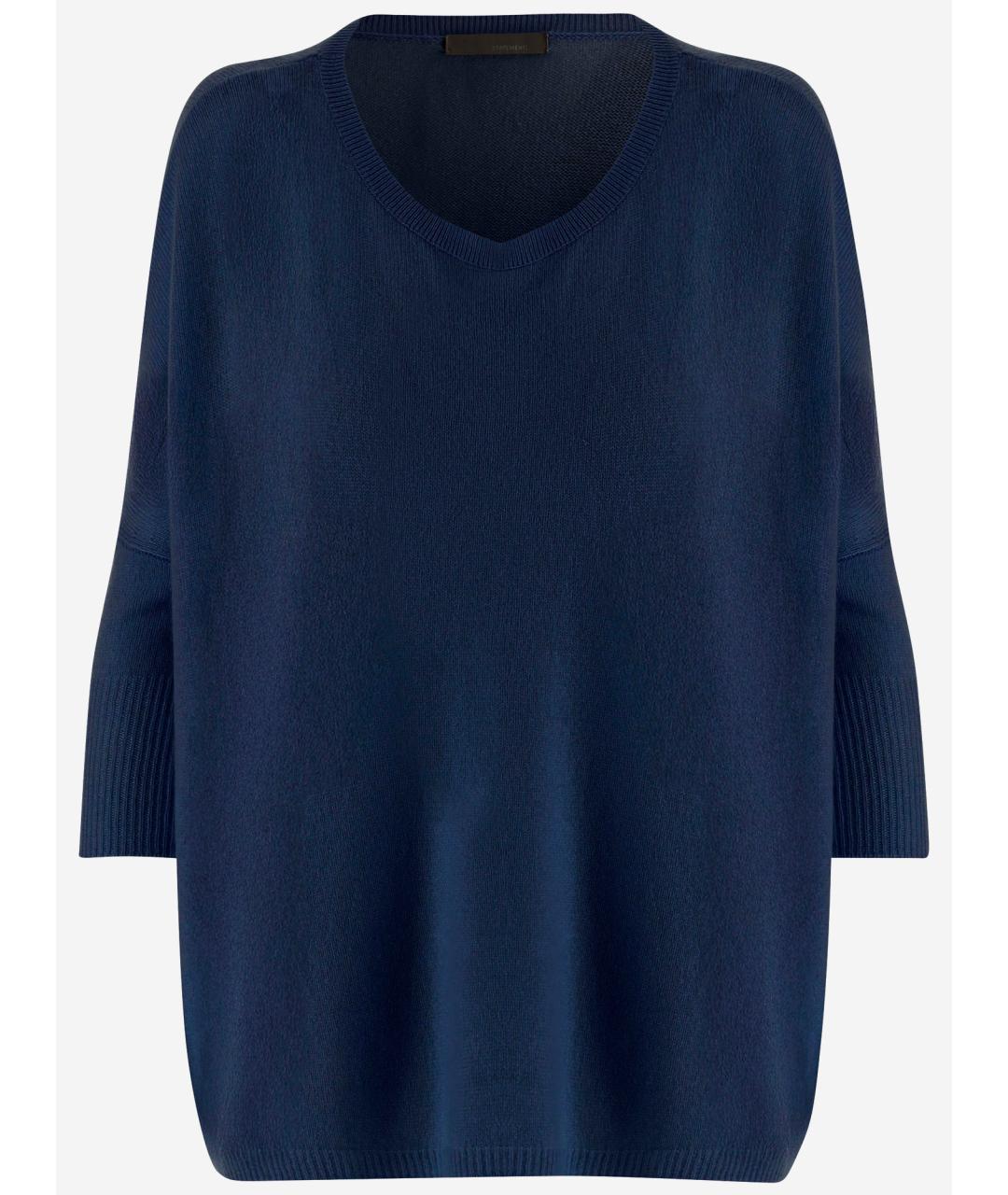 ALLUDE Синий кашемировый джемпер / свитер, фото 4