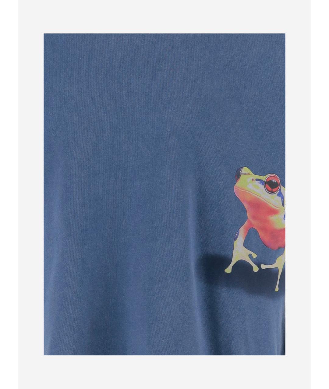 J.W.ANDERSON Синяя хлопковая футболка, фото 3