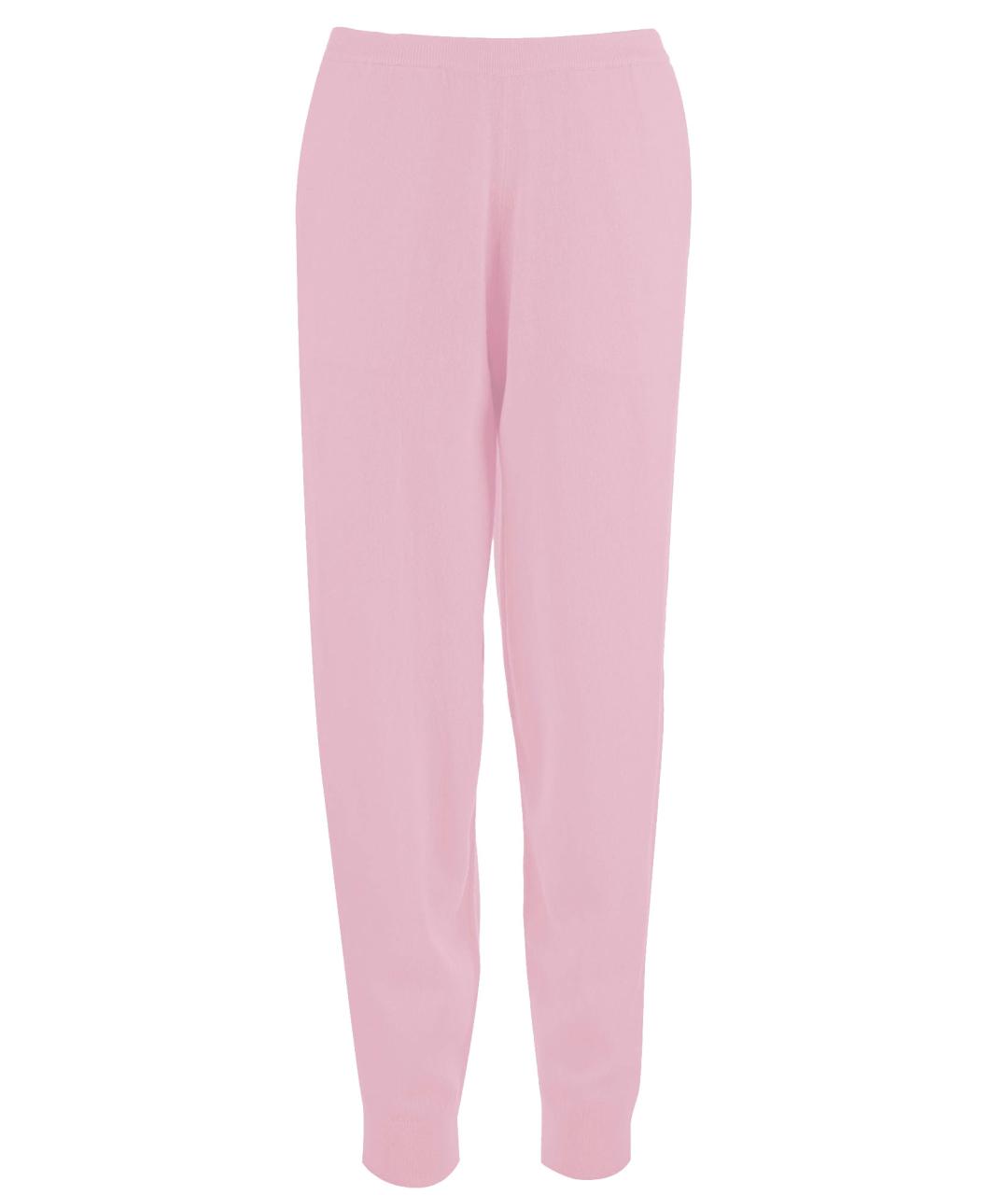 ALLUDE Розовые шерстяные прямые брюки, фото 2