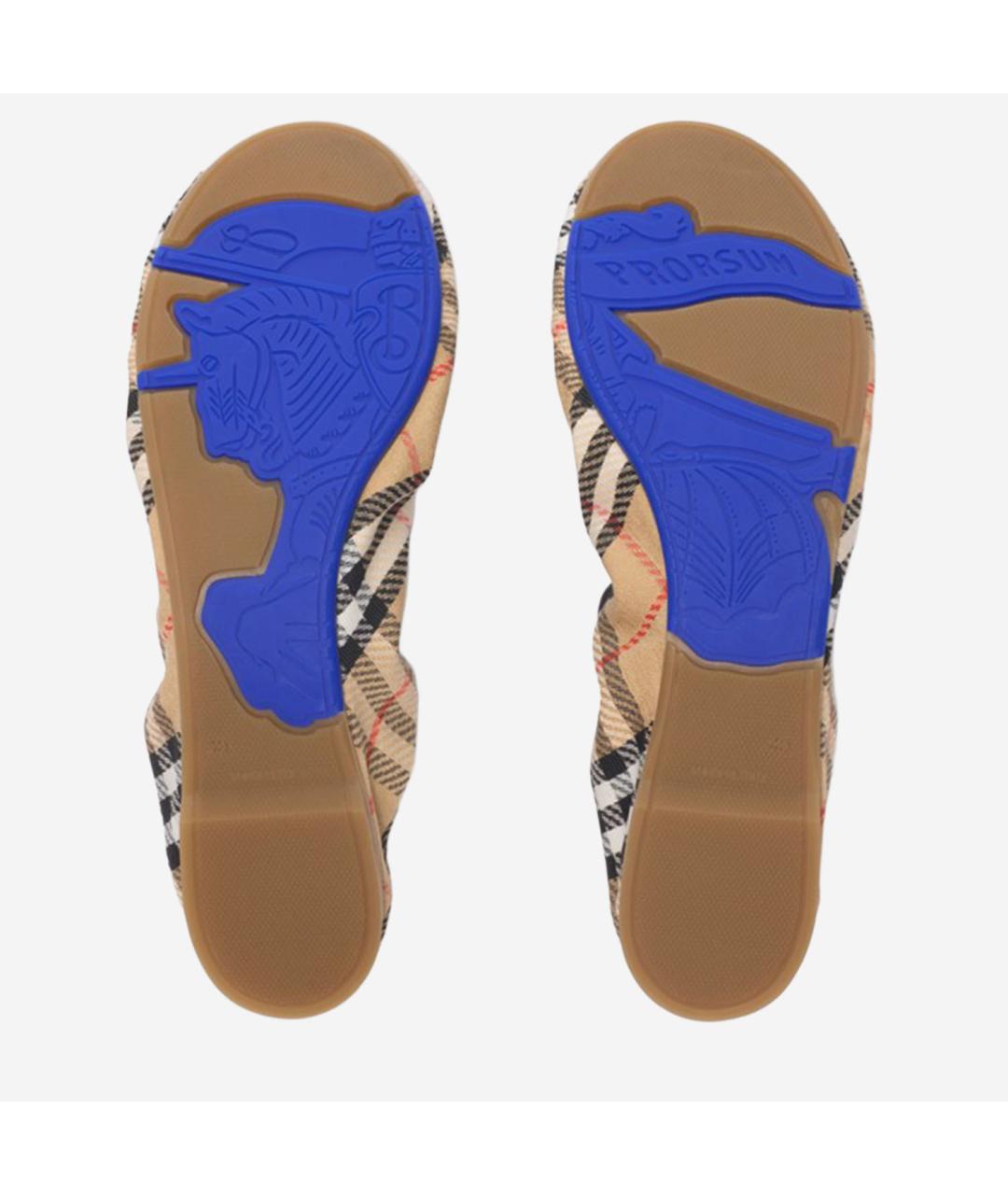 BURBERRY Мульти текстильные балетки, фото 3
