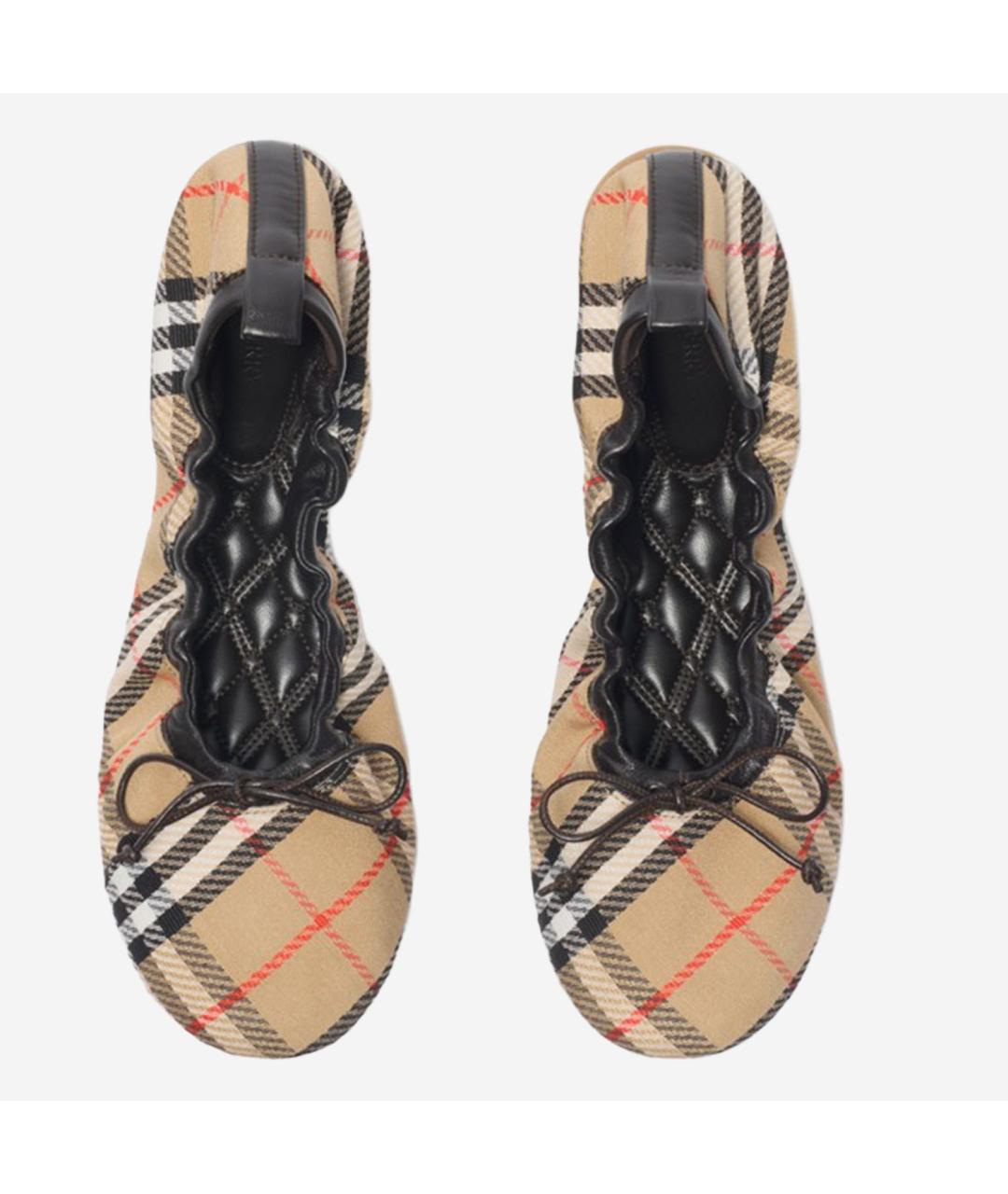BURBERRY Мульти текстильные балетки, фото 2