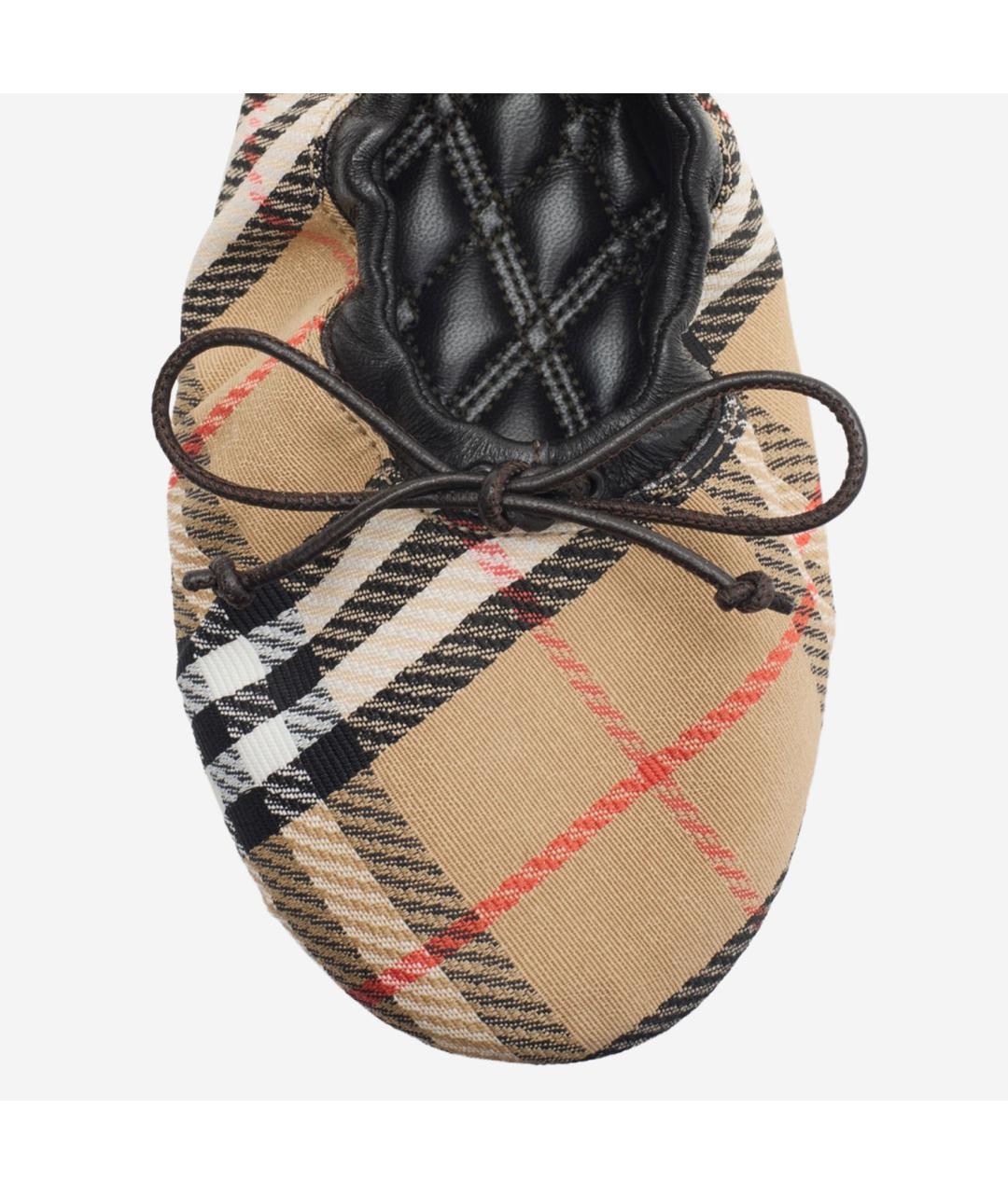 BURBERRY Мульти текстильные балетки, фото 5
