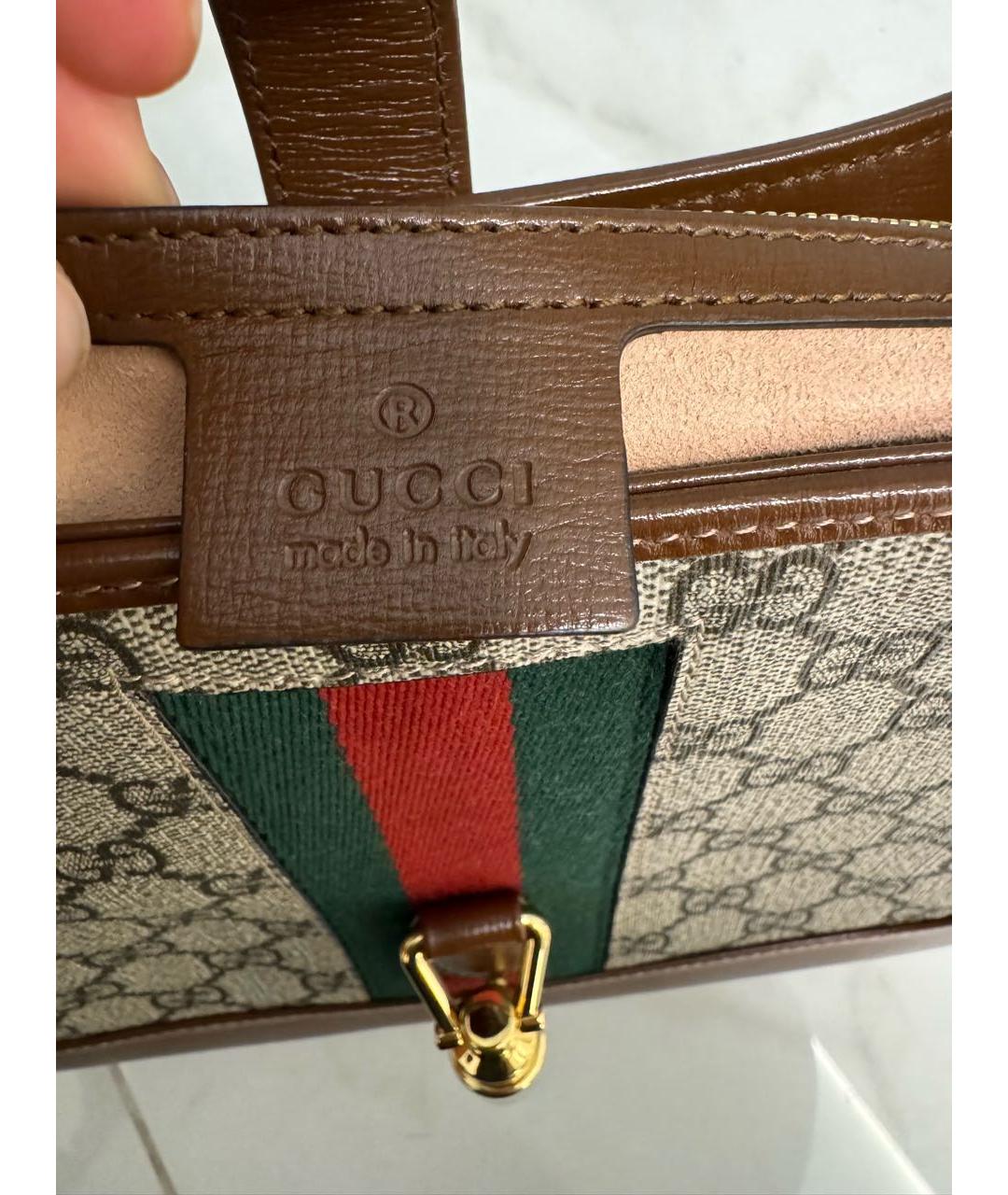 GUCCI Бежевая сумка через плечо, фото 6