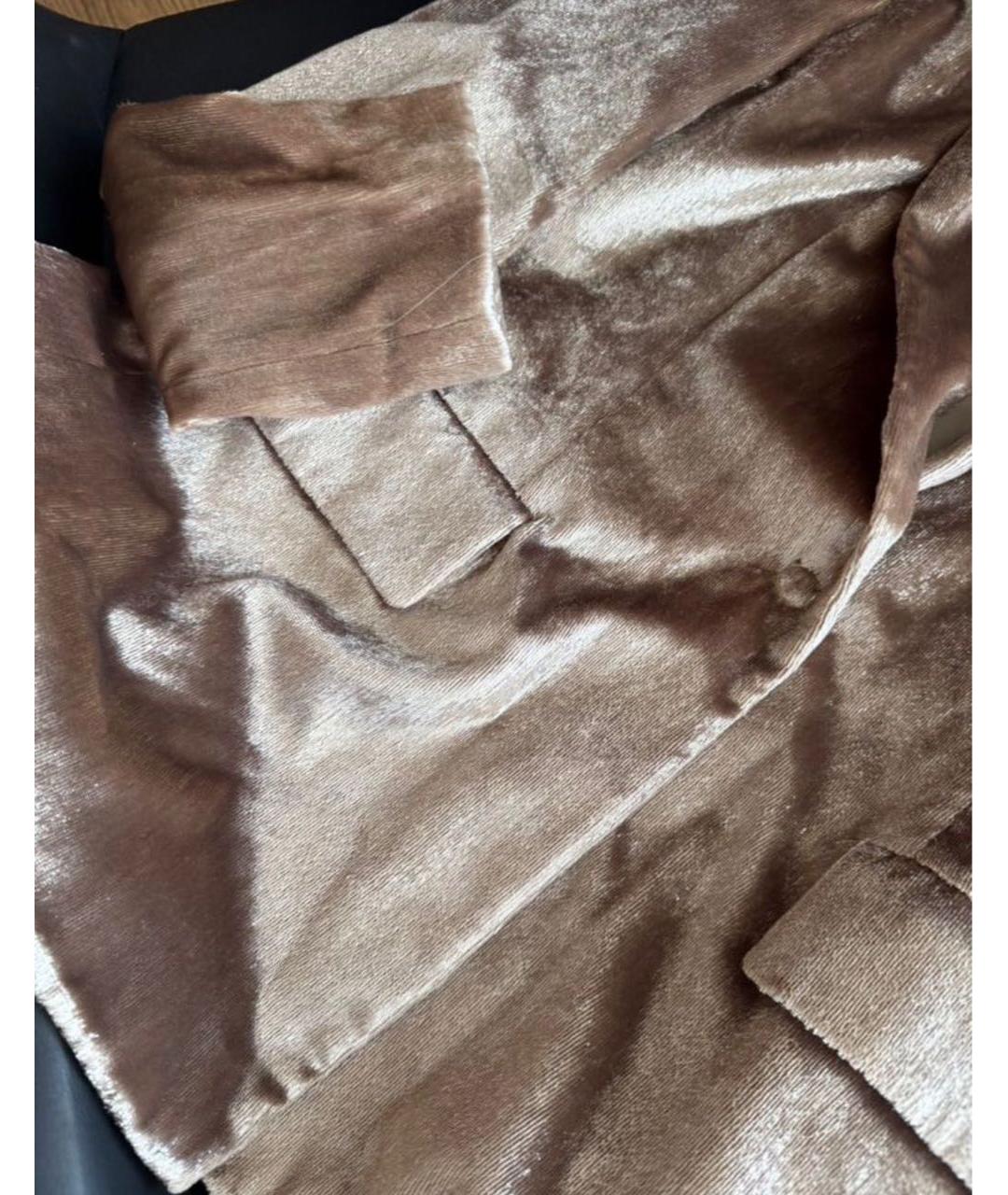 PESERICO Золотой жакет/пиджак, фото 6