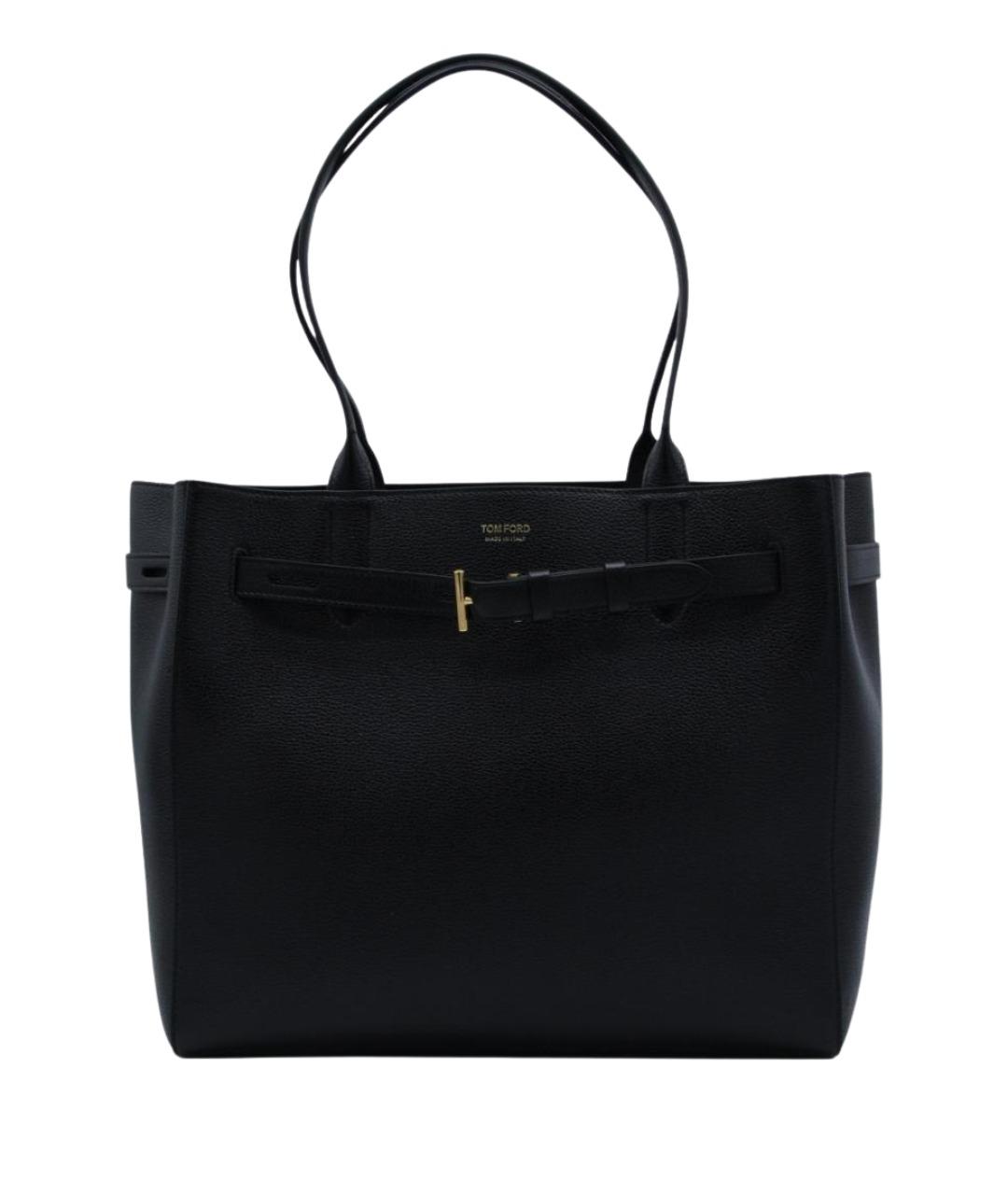 TOM FORD Черная бархатная сумка тоут, фото 1