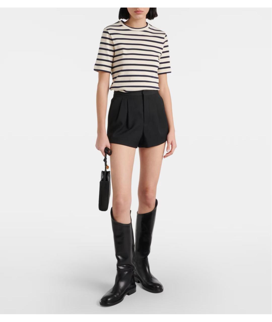 JIL SANDER Бежевая хлопковая футболка, фото 2