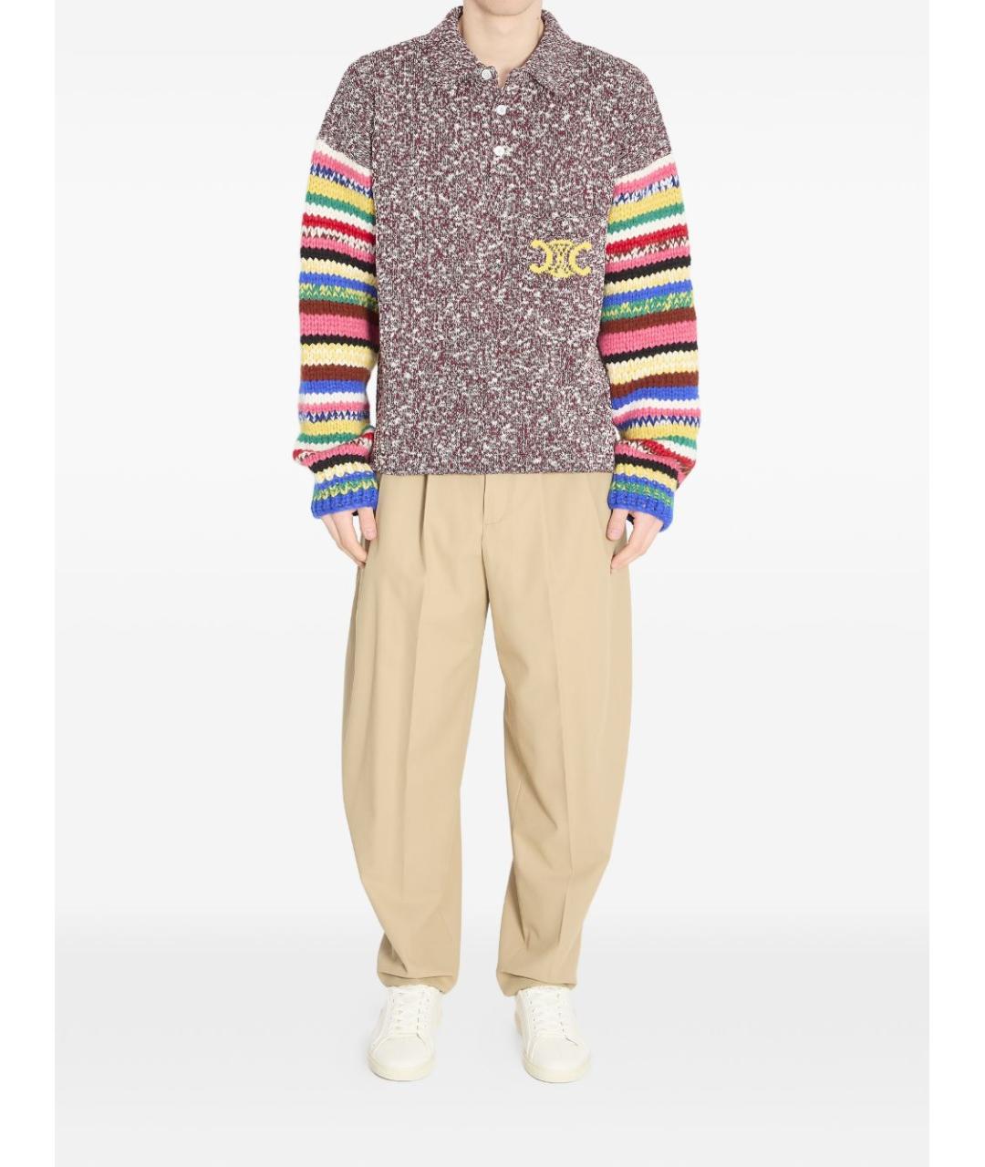 CELINE Мульти хлопковый джемпер / свитер, фото 3