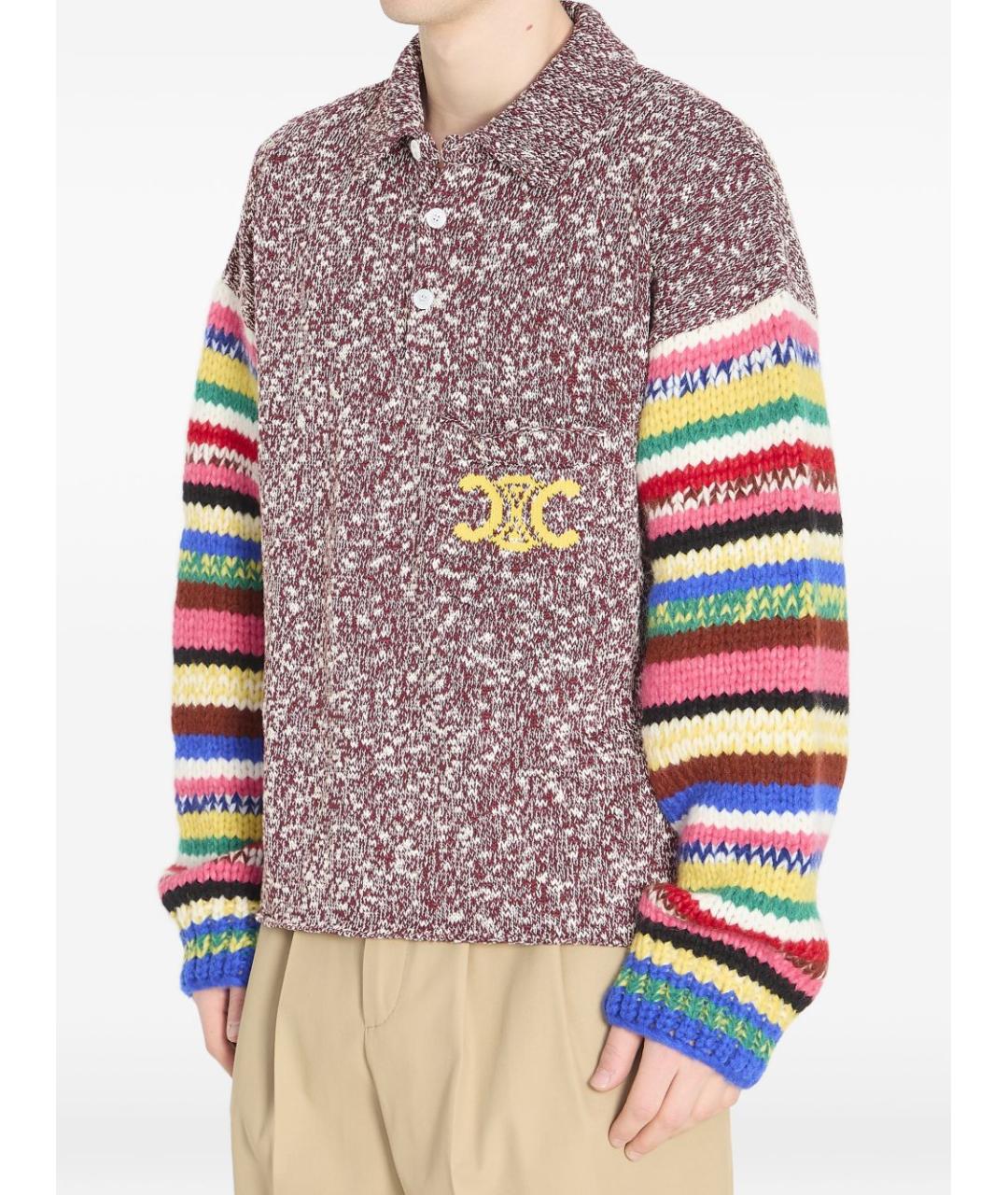 CELINE Мульти хлопковый джемпер / свитер, фото 4