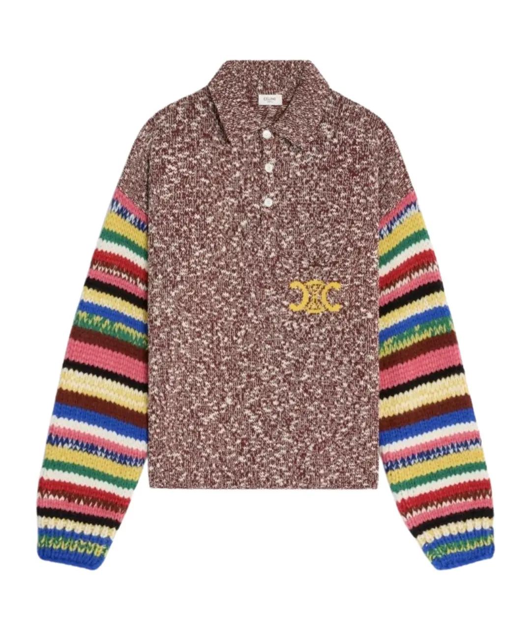 CELINE Мульти хлопковый джемпер / свитер, фото 1