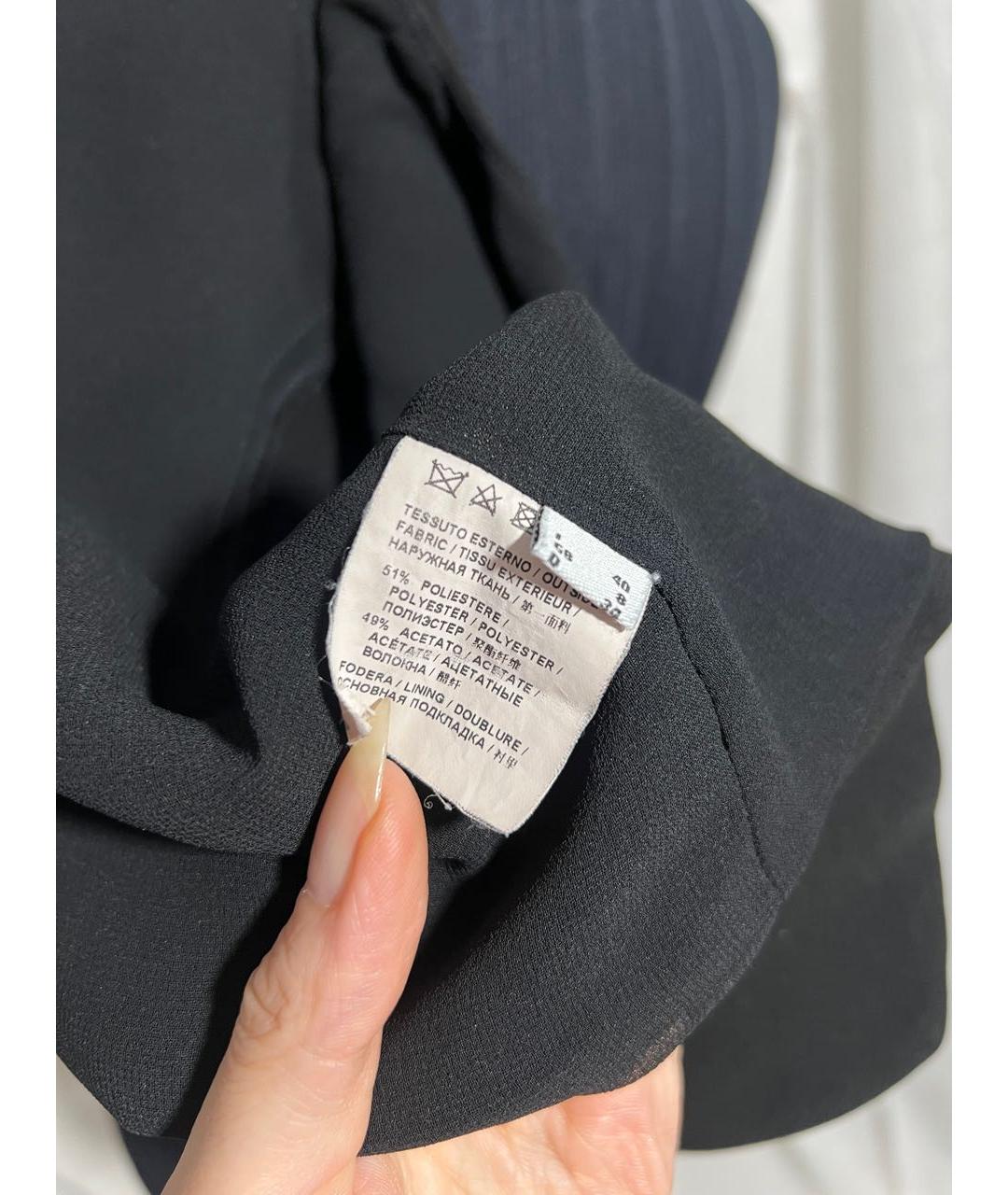 PINKO Черный полиэстеровый жакет/пиджак, фото 5
