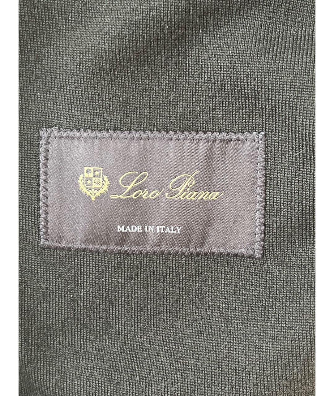 LORO PIANA Хаки шерстяная куртка, фото 5