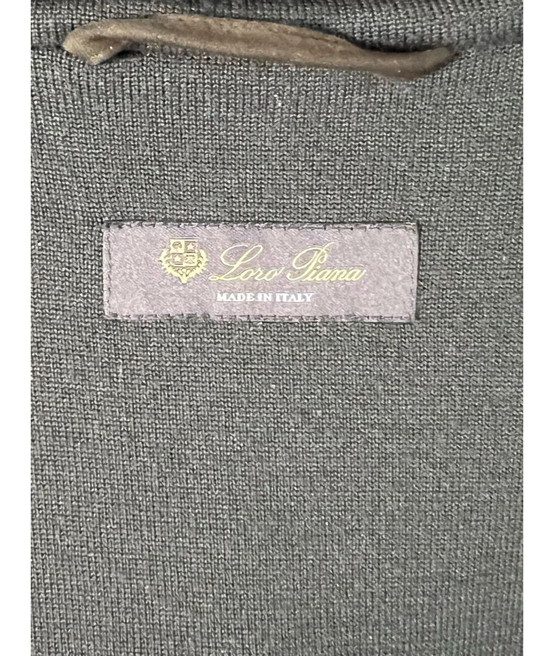 LORO PIANA Хаки шерстяная куртка, фото 4