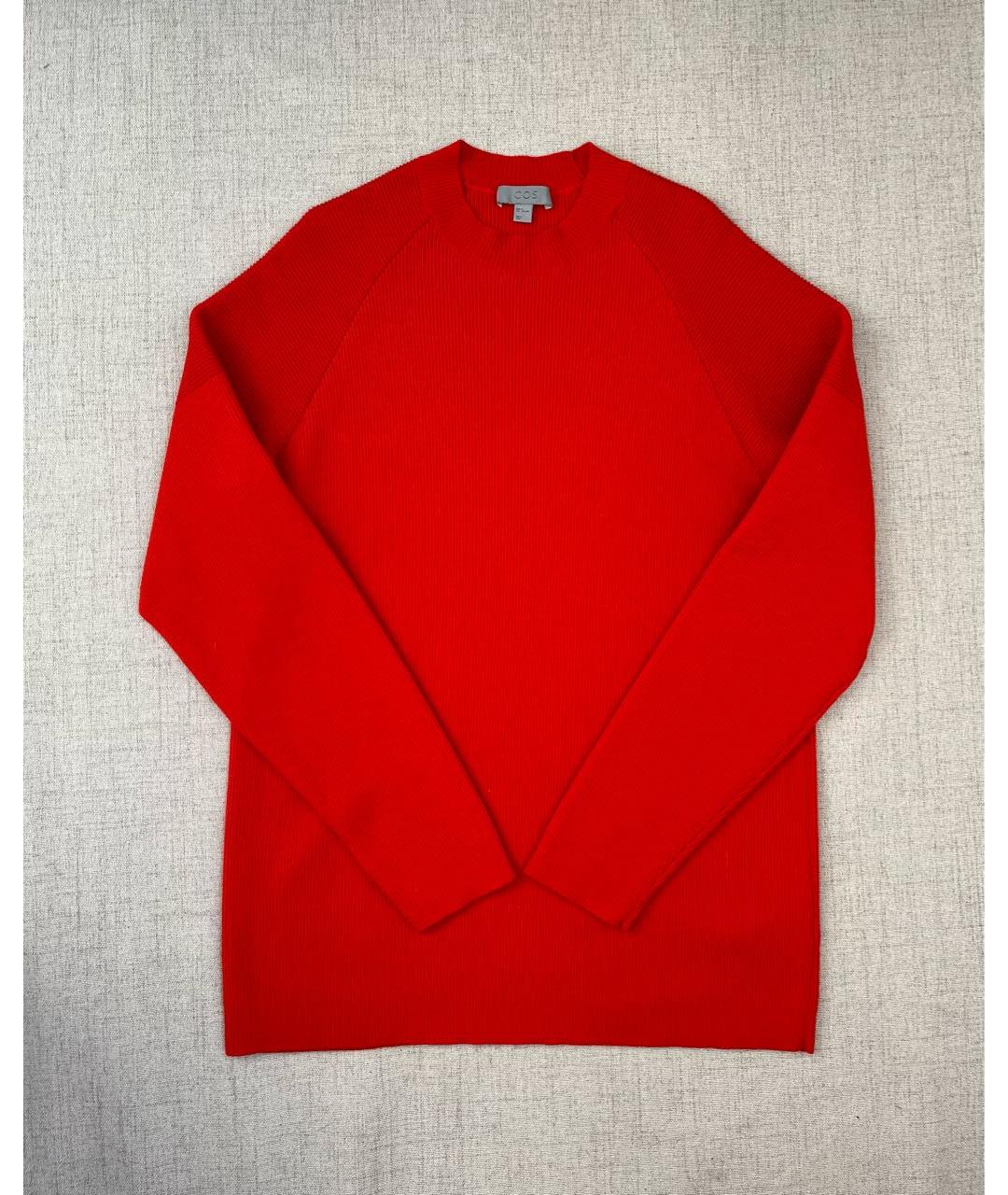 COS Красный шерстяной джемпер / свитер, фото 9