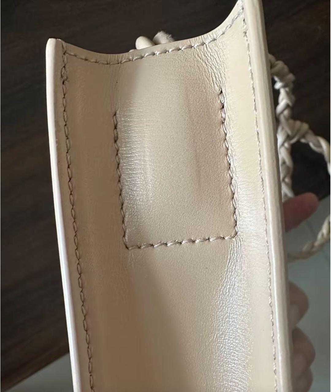 JIL SANDER Розовая кожаная сумка через плечо, фото 8