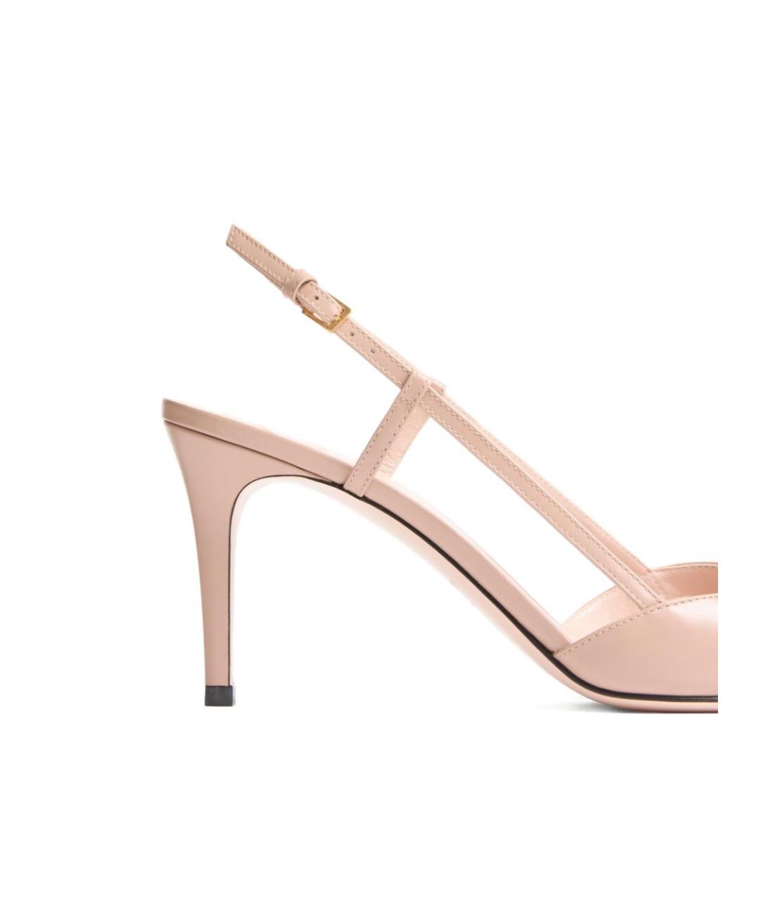 VALENTINO Бежевые кожаные туфли, фото 6