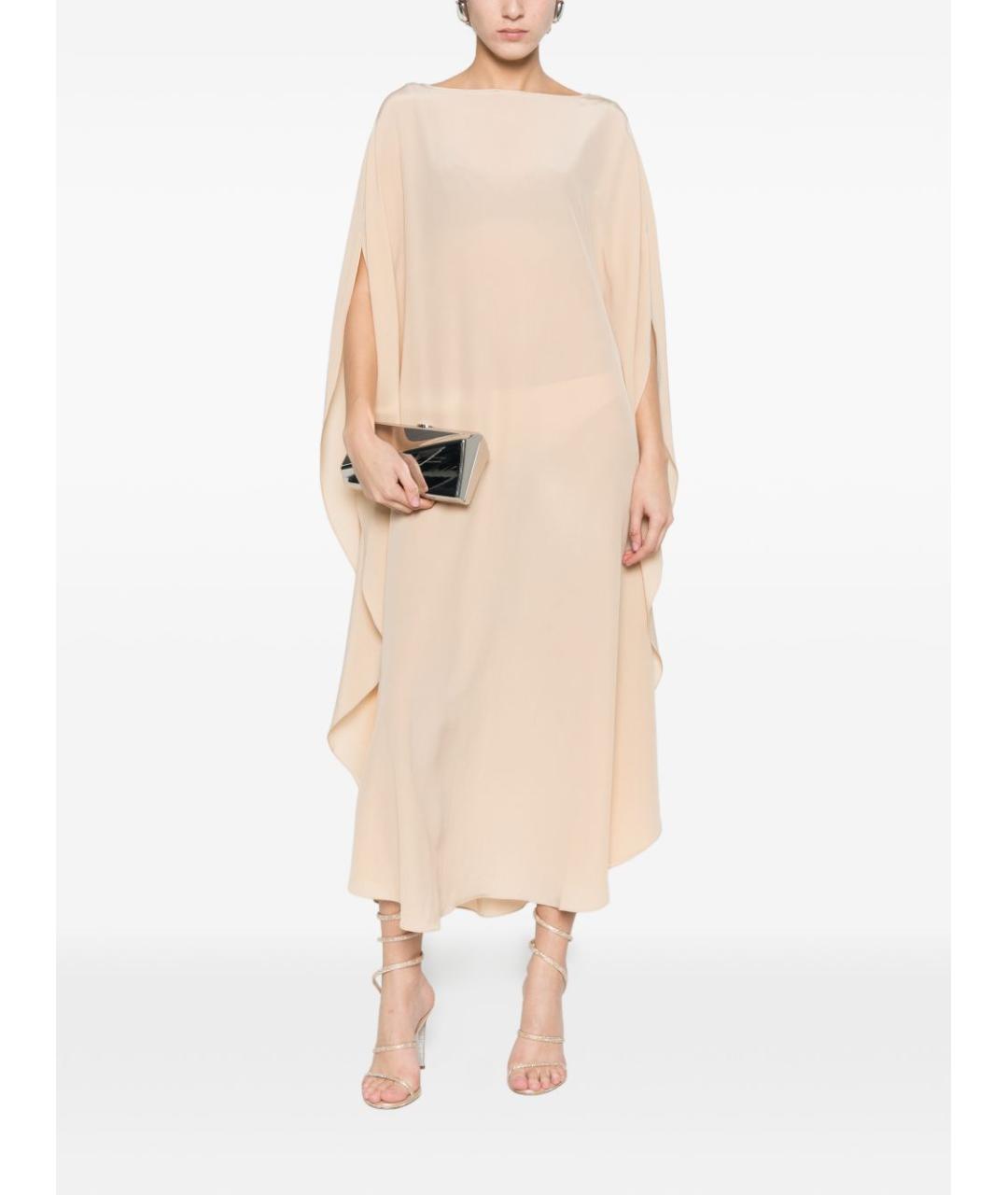 GIANLUCA CAPANNOLO Бежевое платье, фото 3