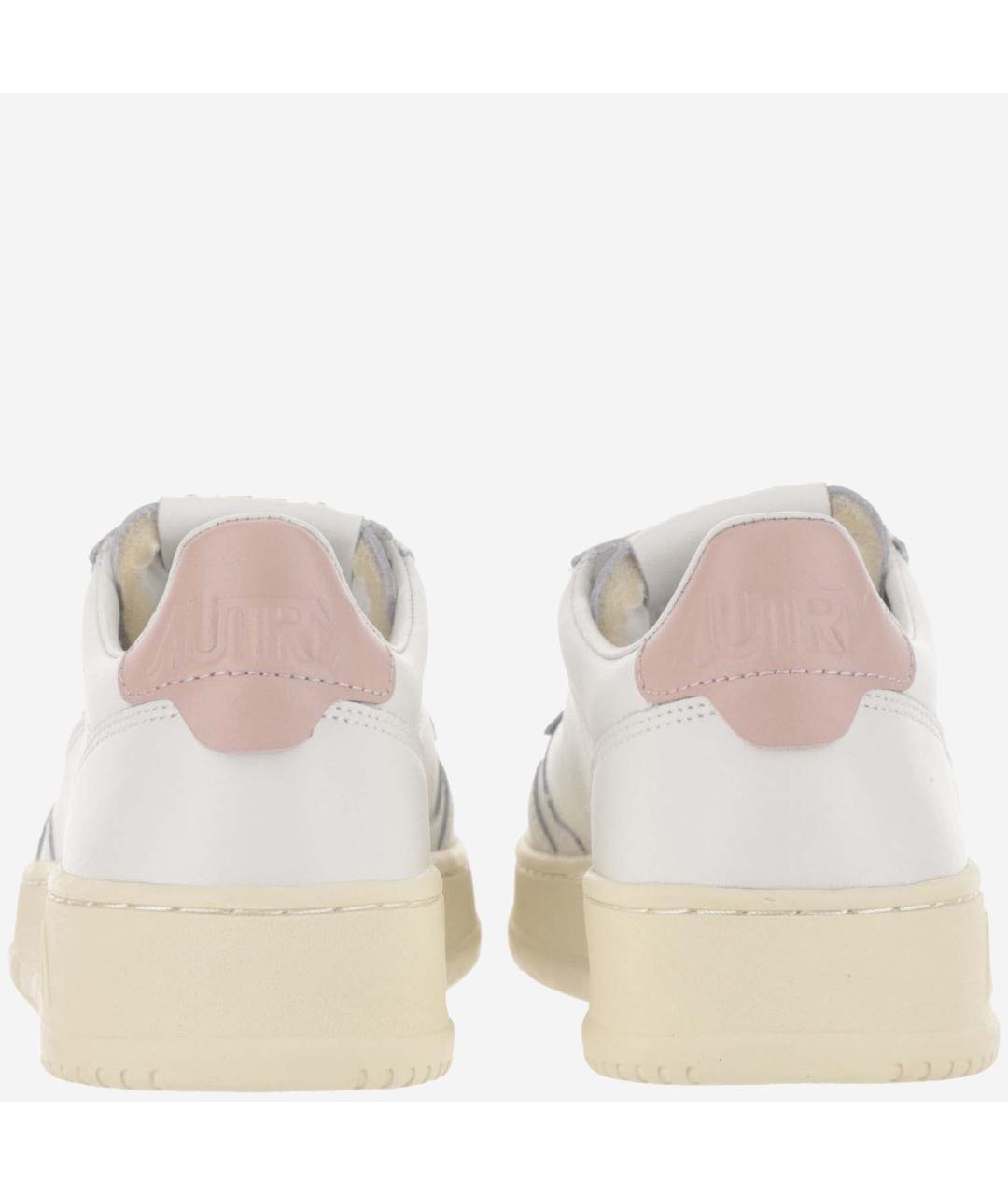 AUTRY Розовые кожаные кроссовки, фото 4